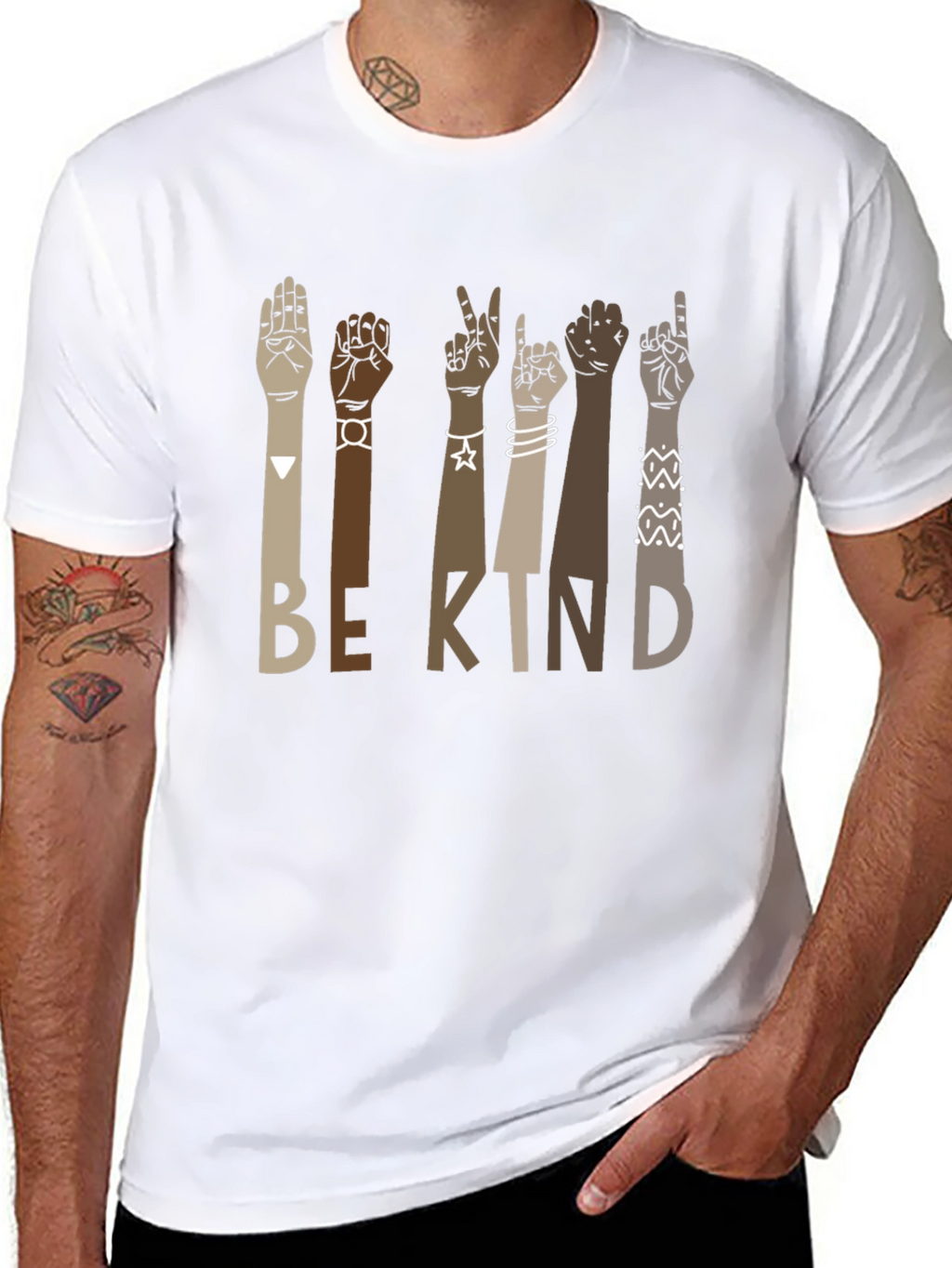 Be Kind Sign Language Graphic Tee