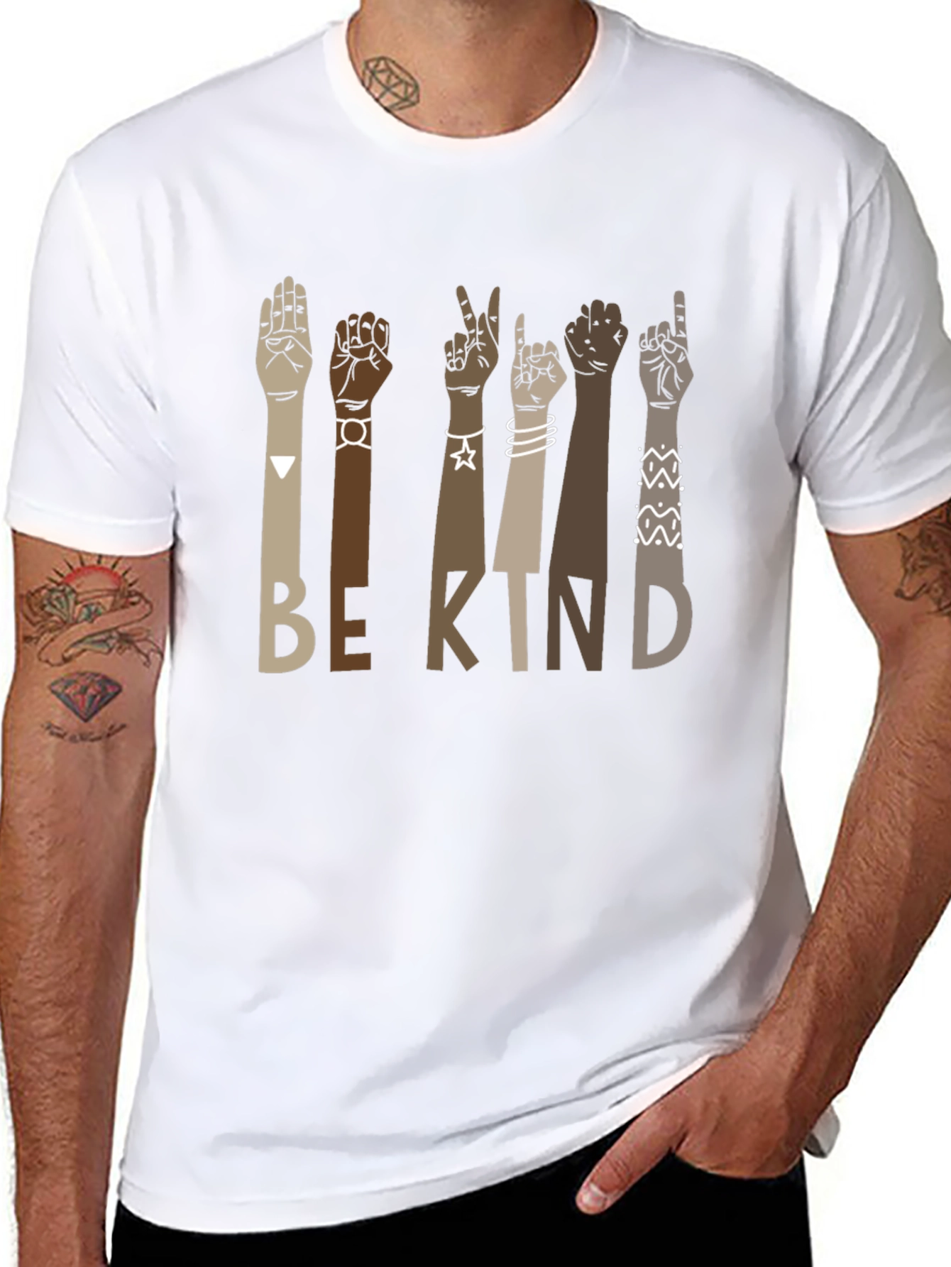 Be Kind Sign Language Graphic Tee