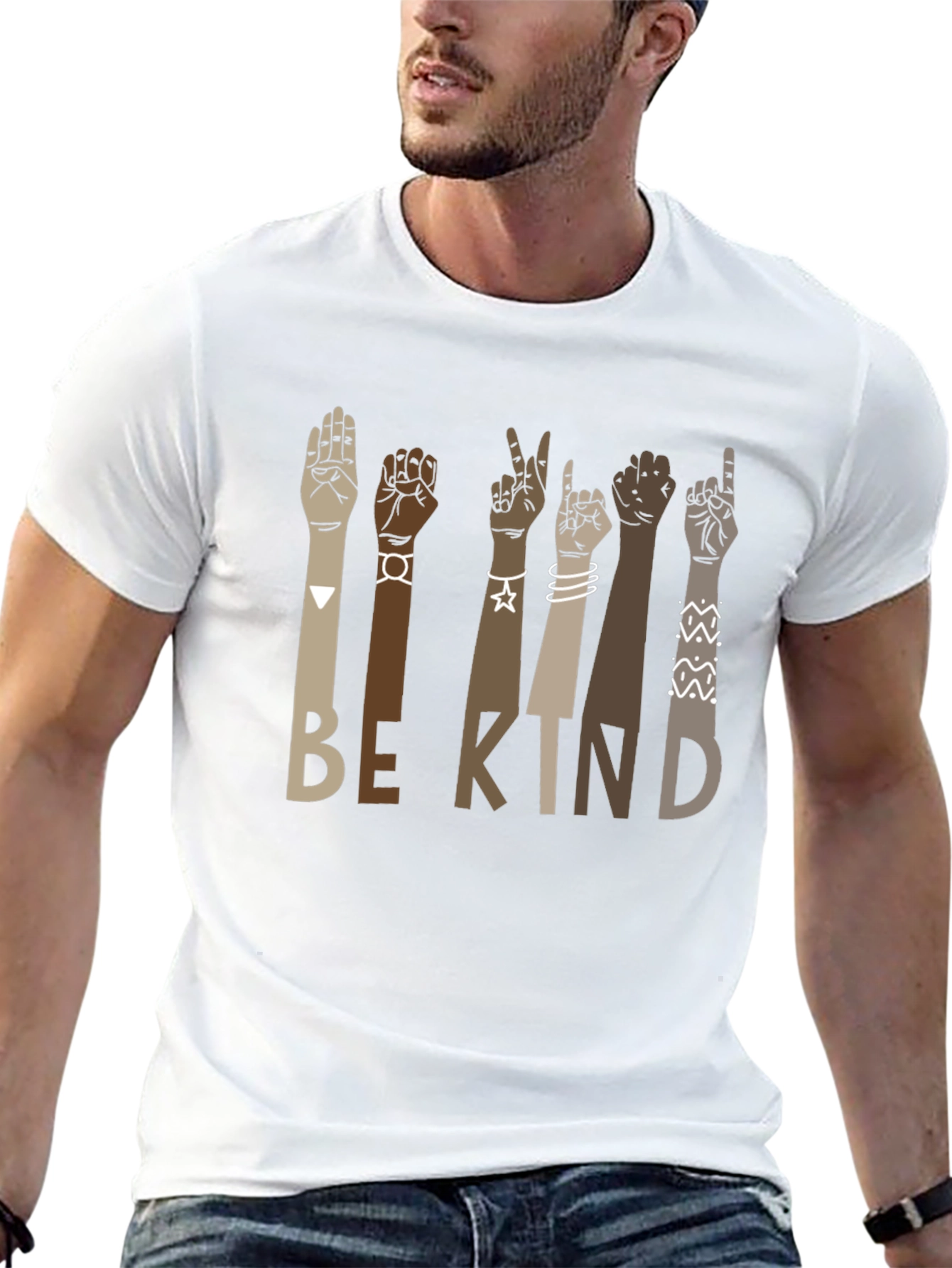 Be Kind Sign Language Graphic Tee
