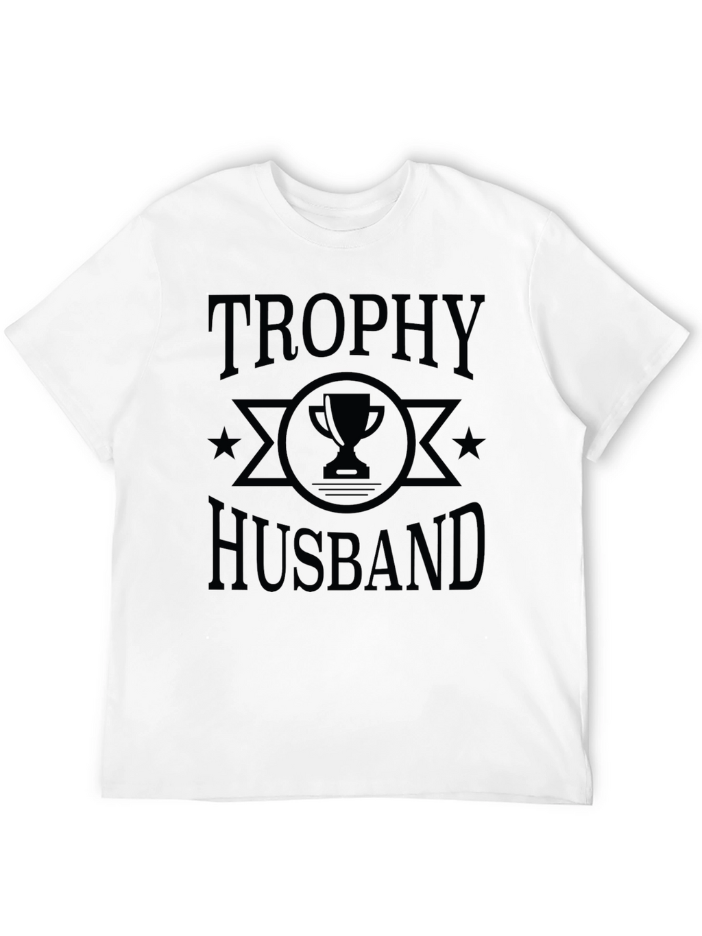 Trophy Husband Graphic Tee - Mens Black T-Shirt