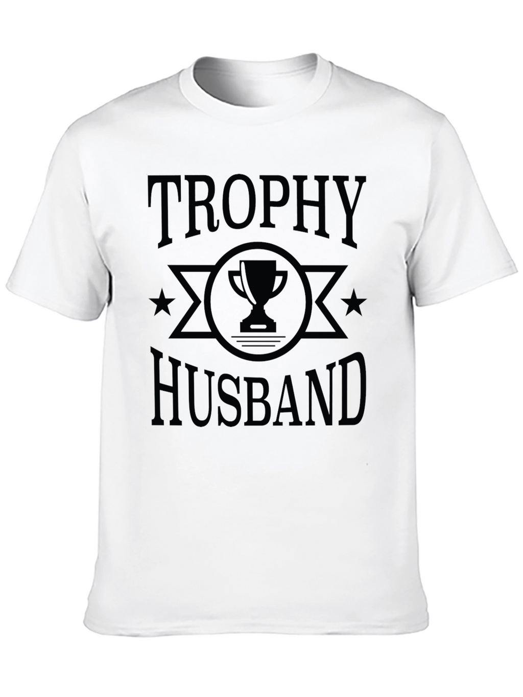 Trophy Husband Graphic Tee - Mens Black T-Shirt