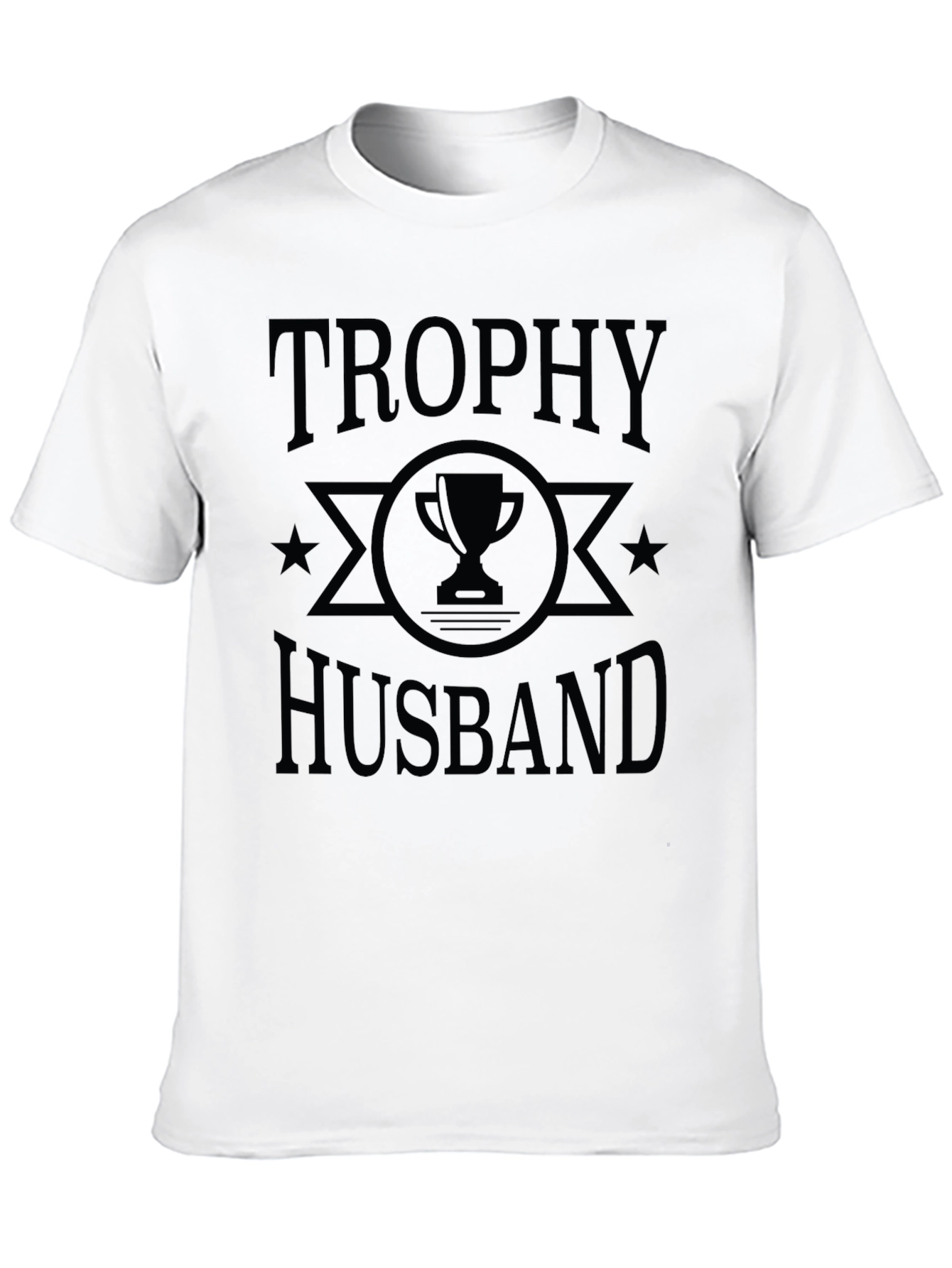 Trophy Husband Graphic Tee - Mens Black T-Shirt