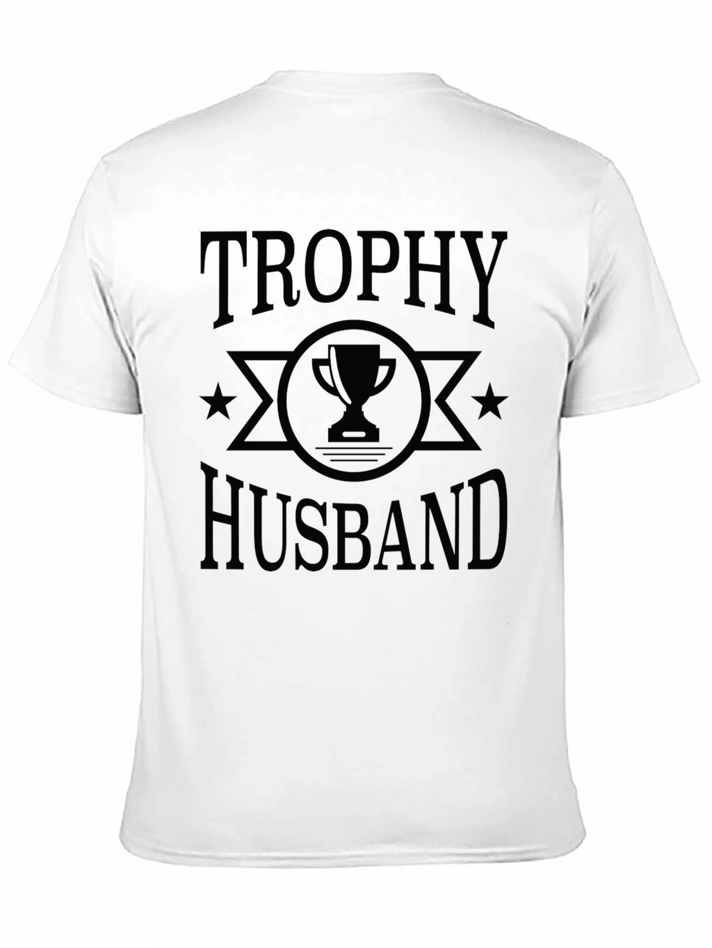 Trophy Husband Graphic Tee - Mens Black T-Shirt