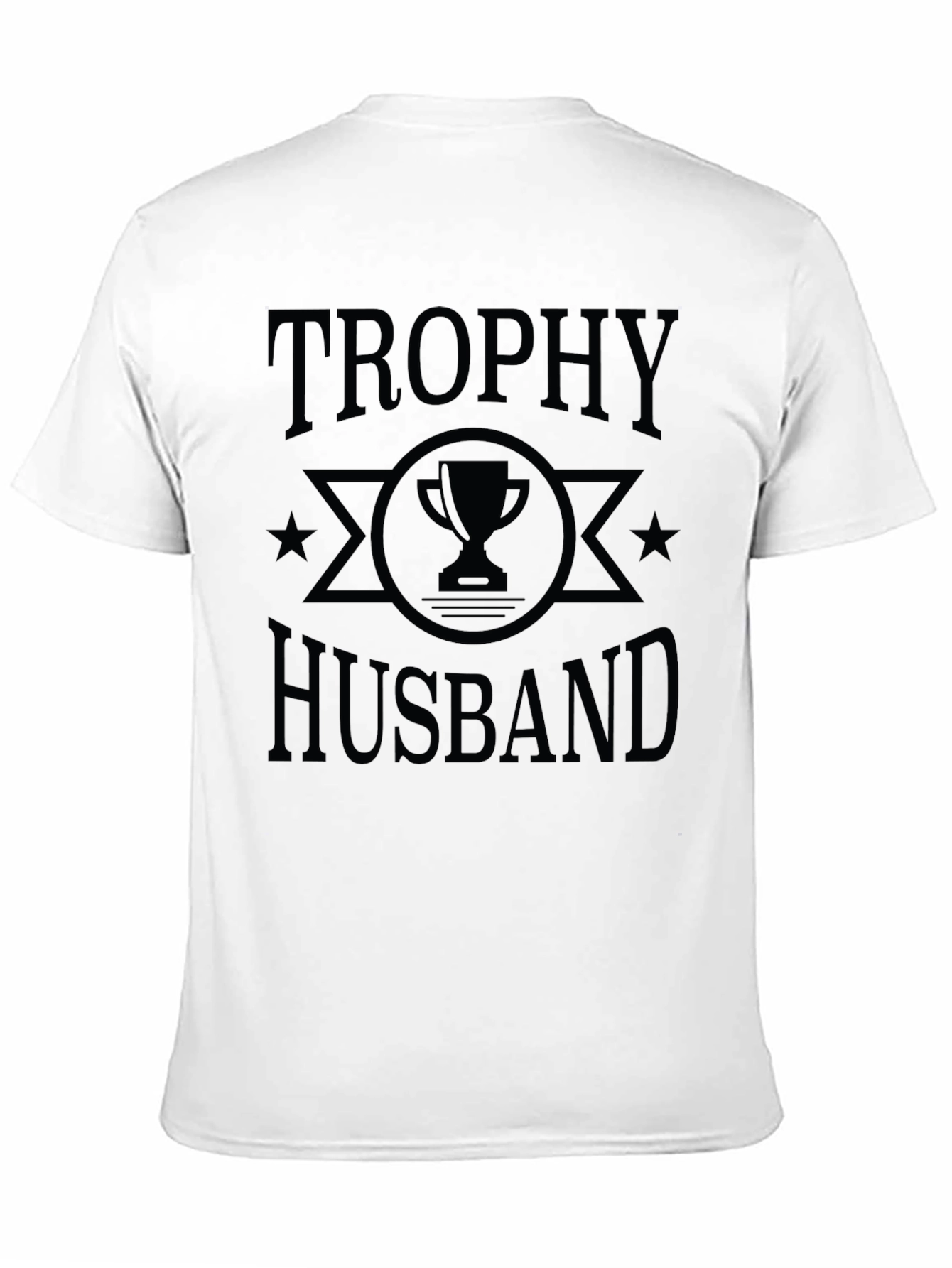 Trophy Husband Graphic Tee - Mens Black T-Shirt