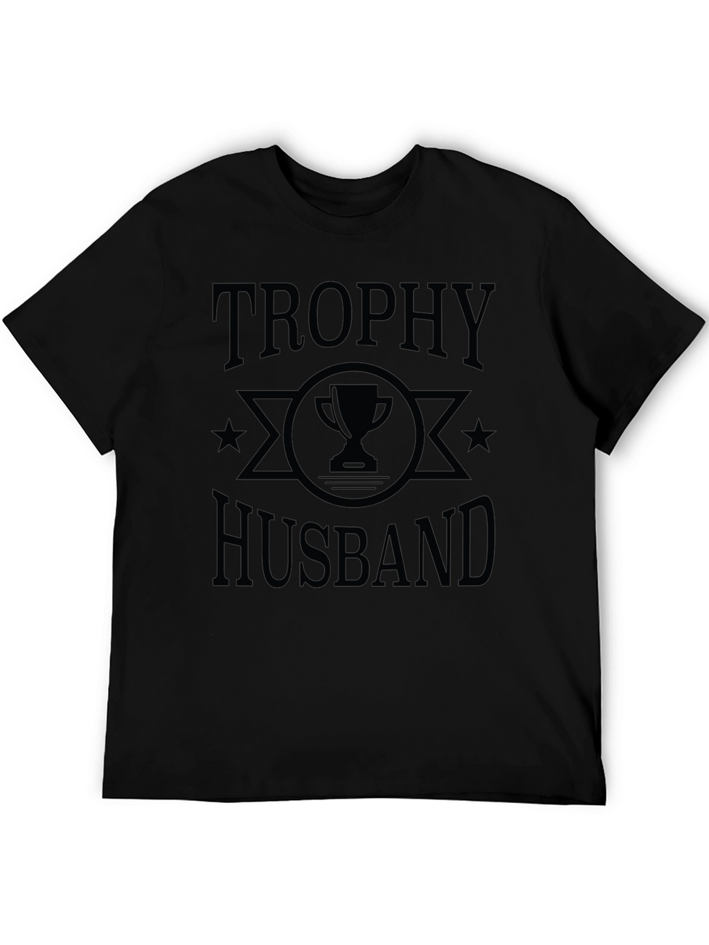 Trophy Husband Graphic Tee - Mens Black T-Shirt