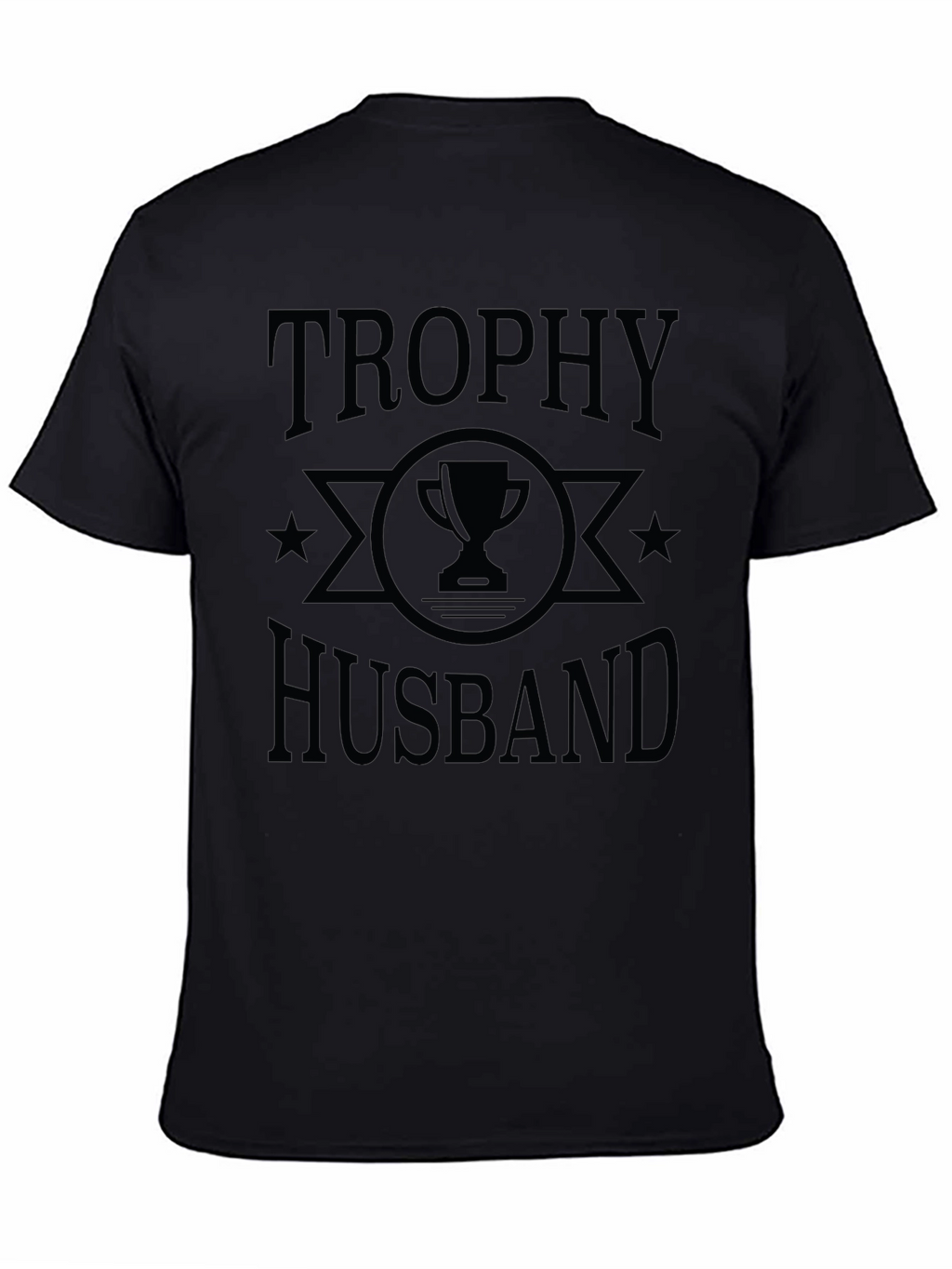 Trophy Husband Graphic Tee - Mens Black T-Shirt