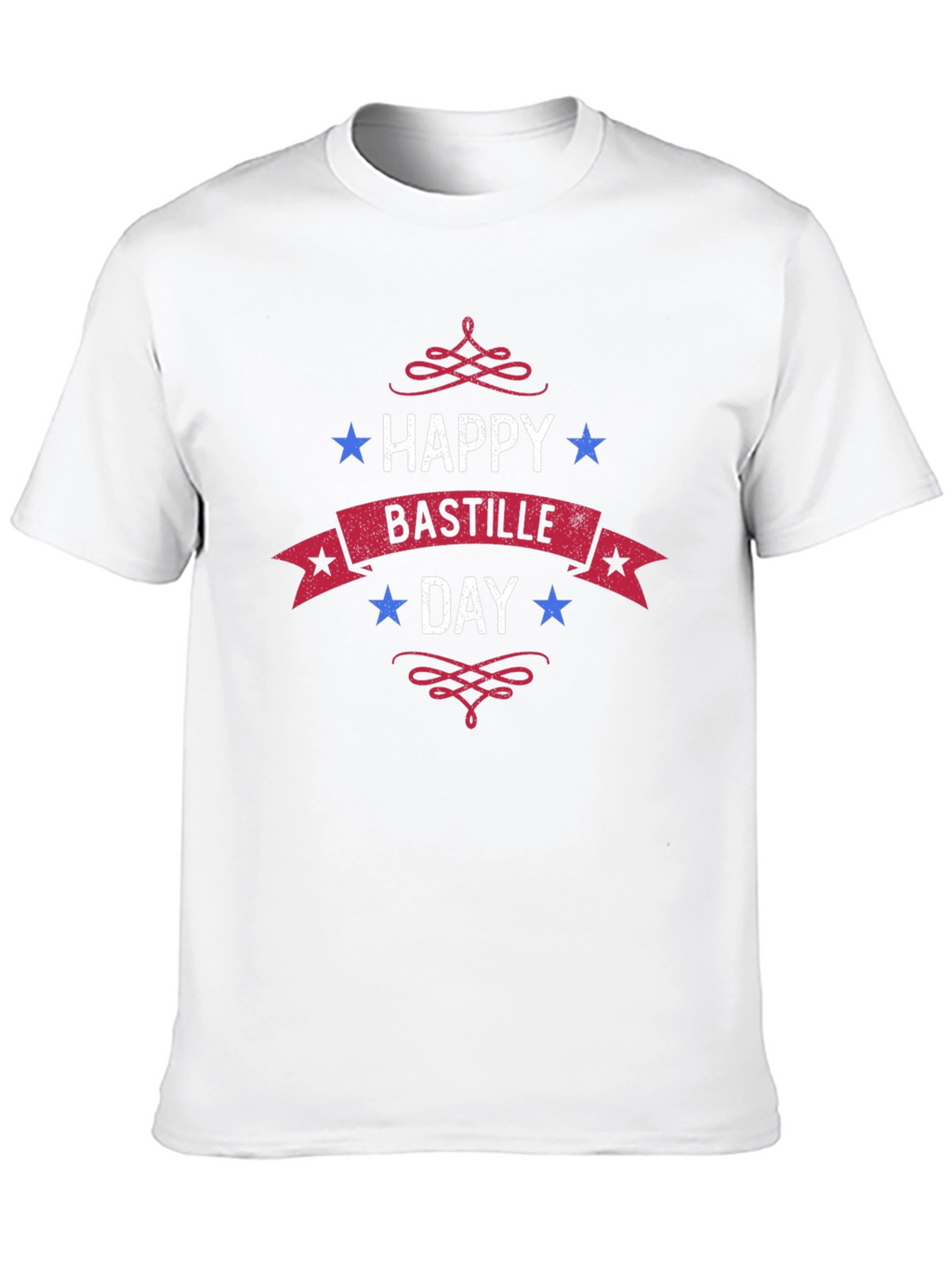 Happy Bastille Day Graphic Tee - Black