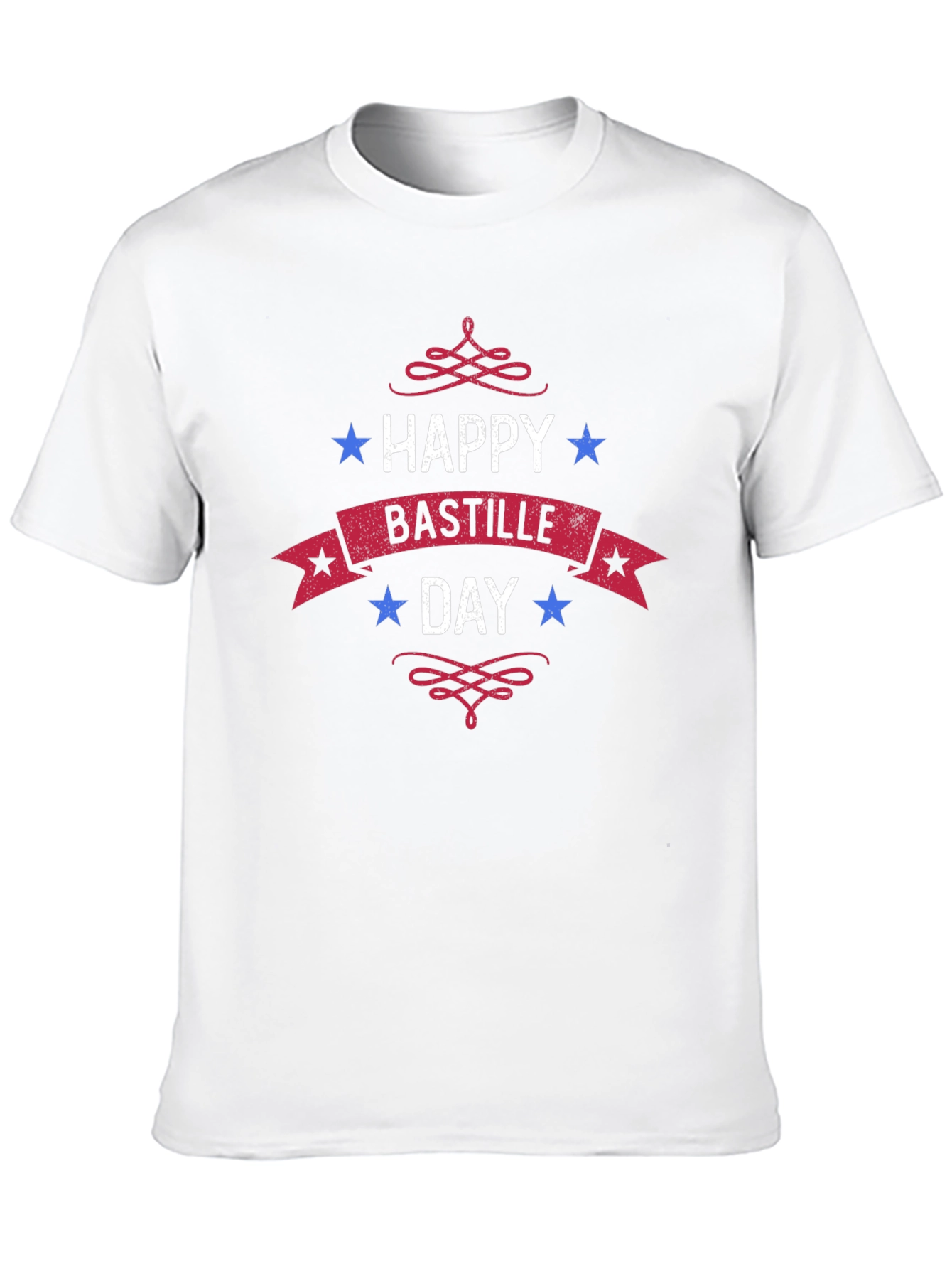Happy Bastille Day Graphic Tee - Black