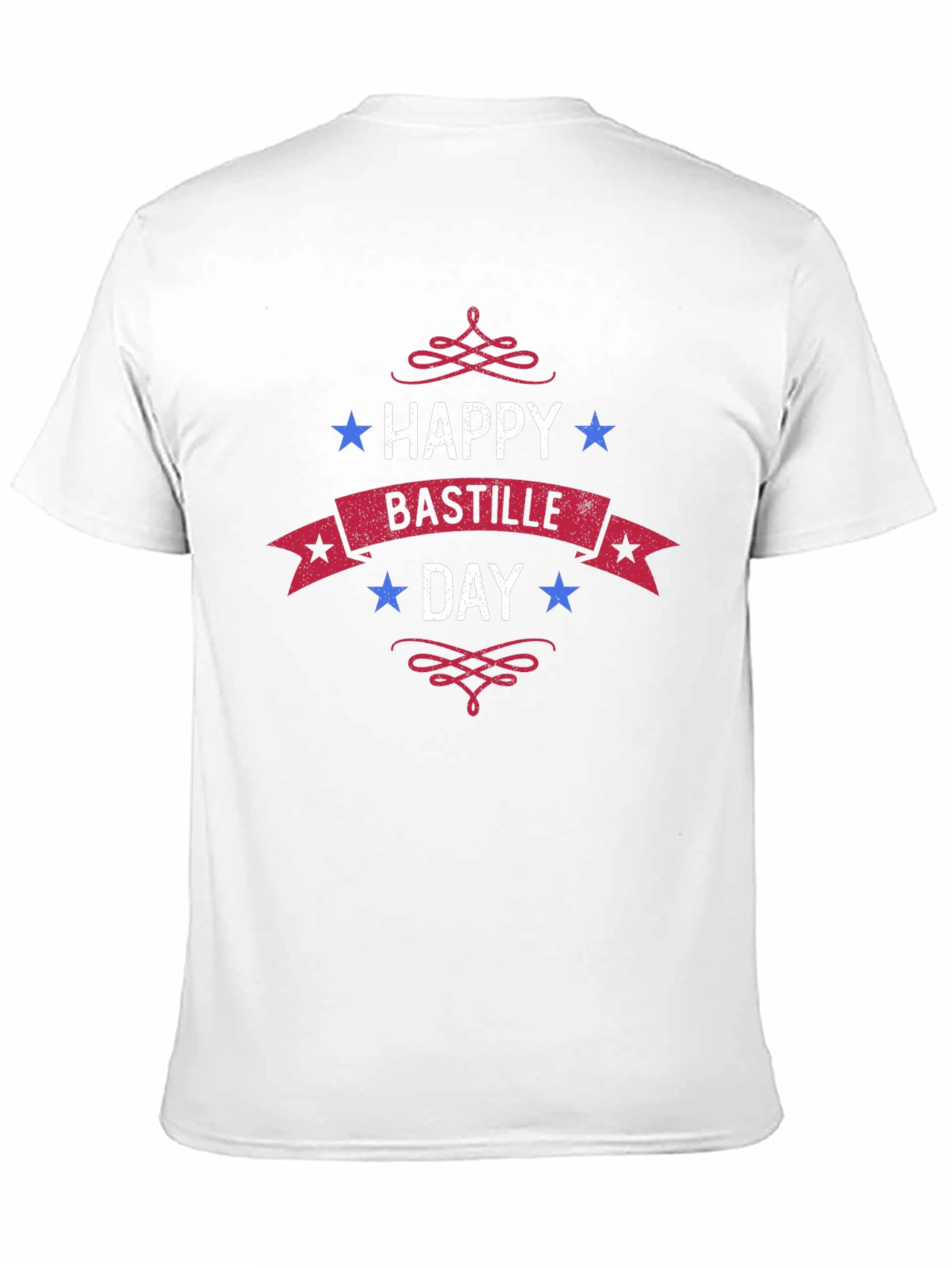 Happy Bastille Day Graphic Tee - Black