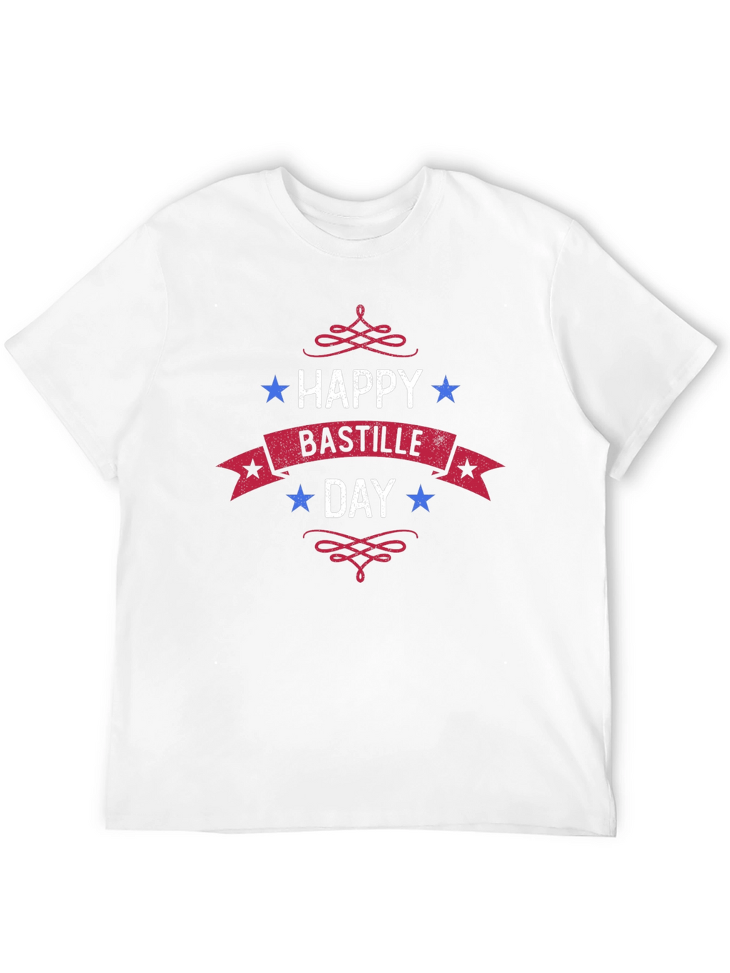 Happy Bastille Day Graphic Tee - Black
