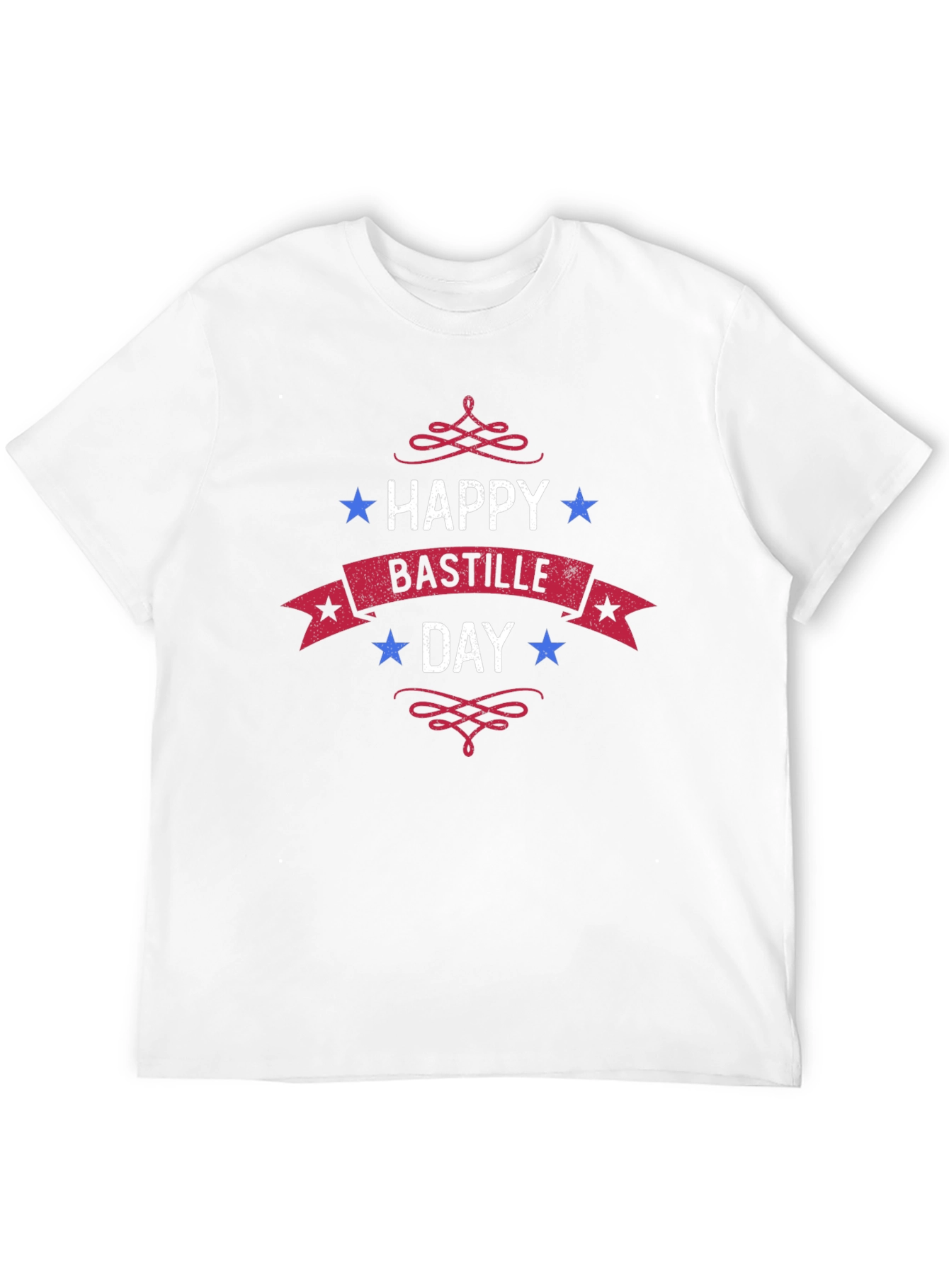 Happy Bastille Day Graphic Tee - Black