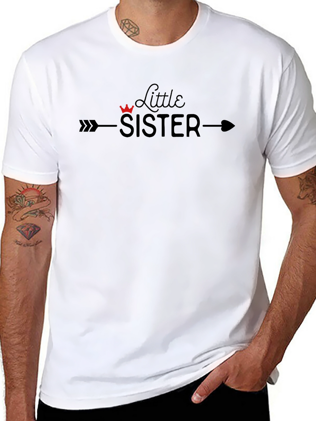 Little Sister Arrow Graphic T-Shirt