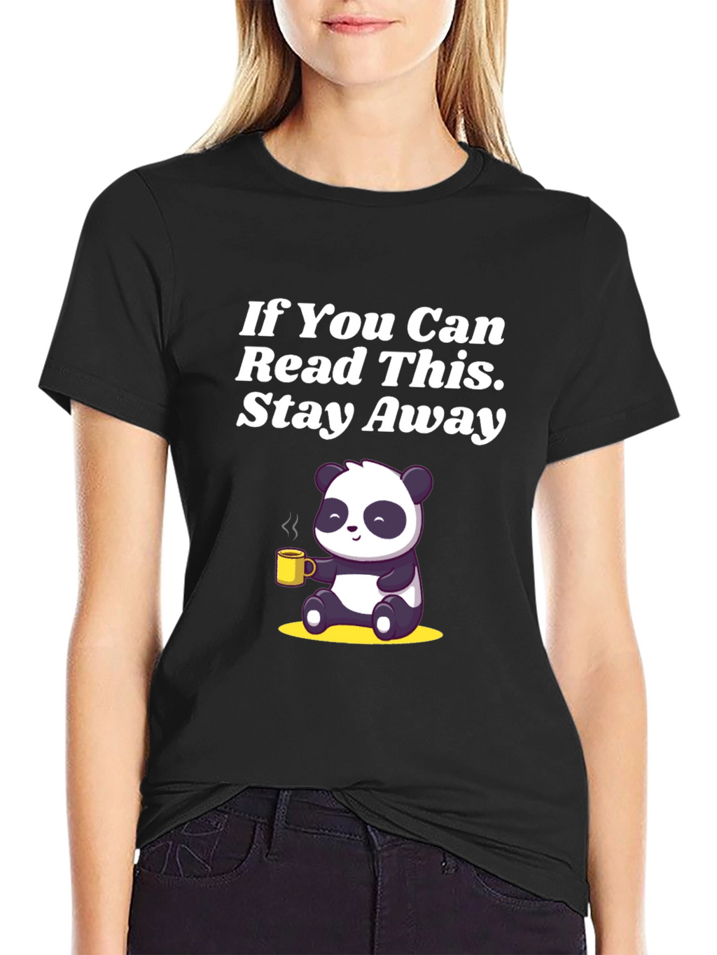 Stay Away Panda T-Shirt - Graphic Tee