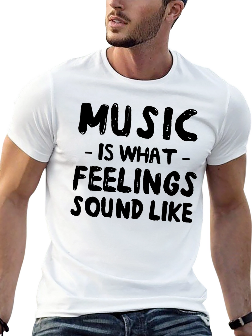 Music is What Feelings Sound Like T-Shirt