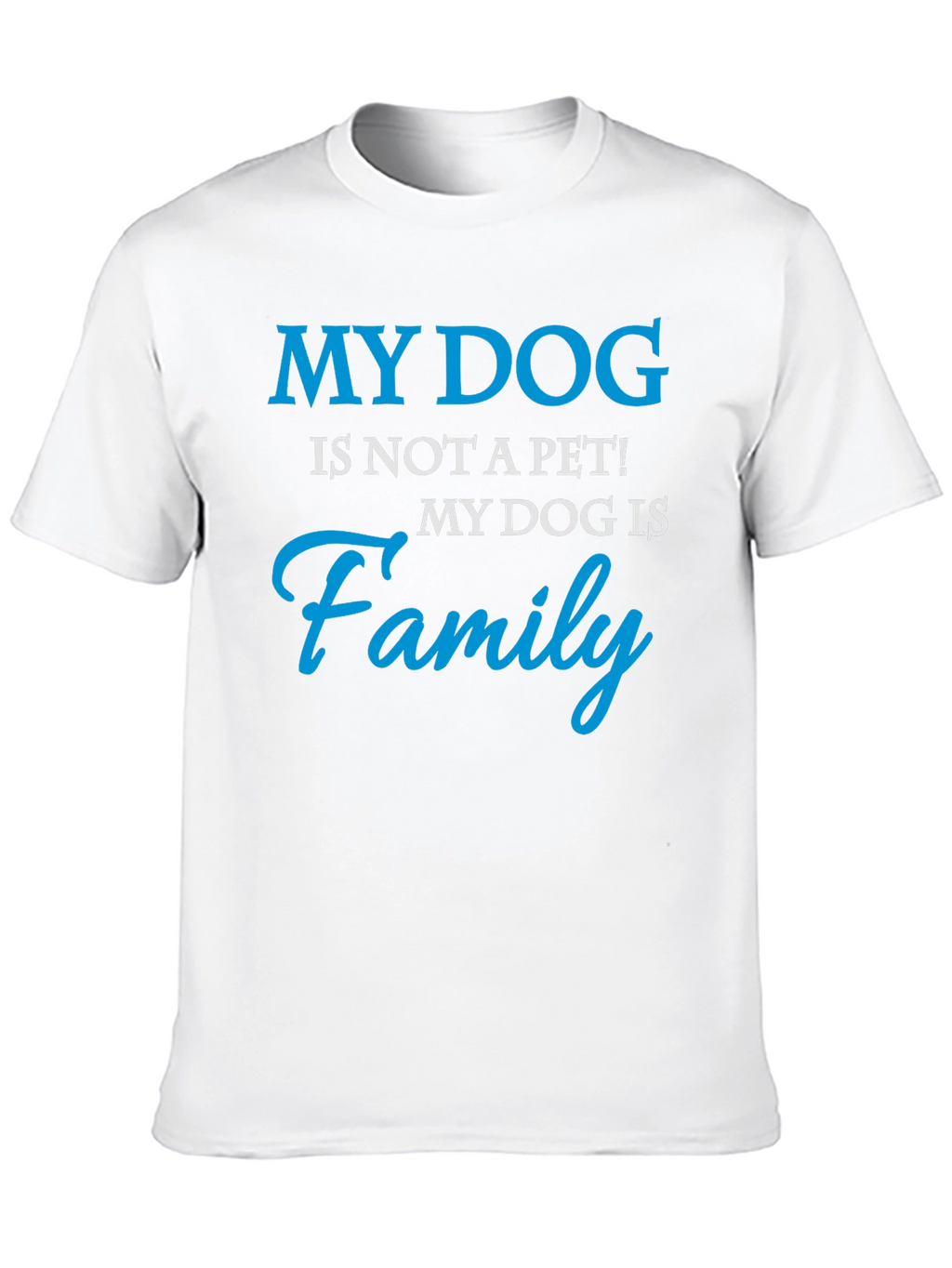 My Dog is Family Graphic Tee - Black