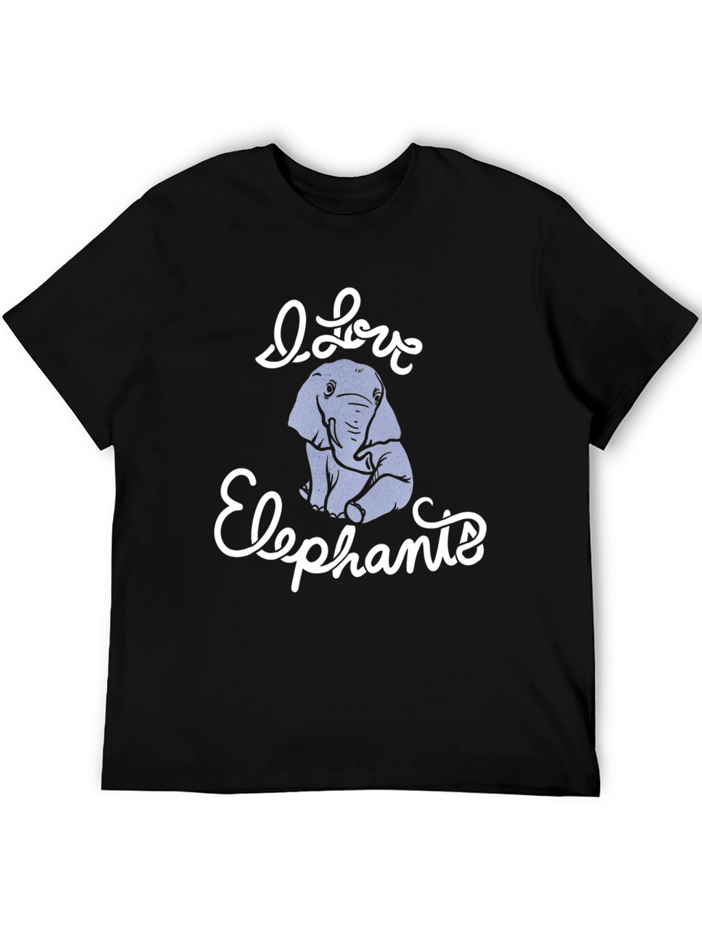 I Love Elephants Graphic Tee - Unisex