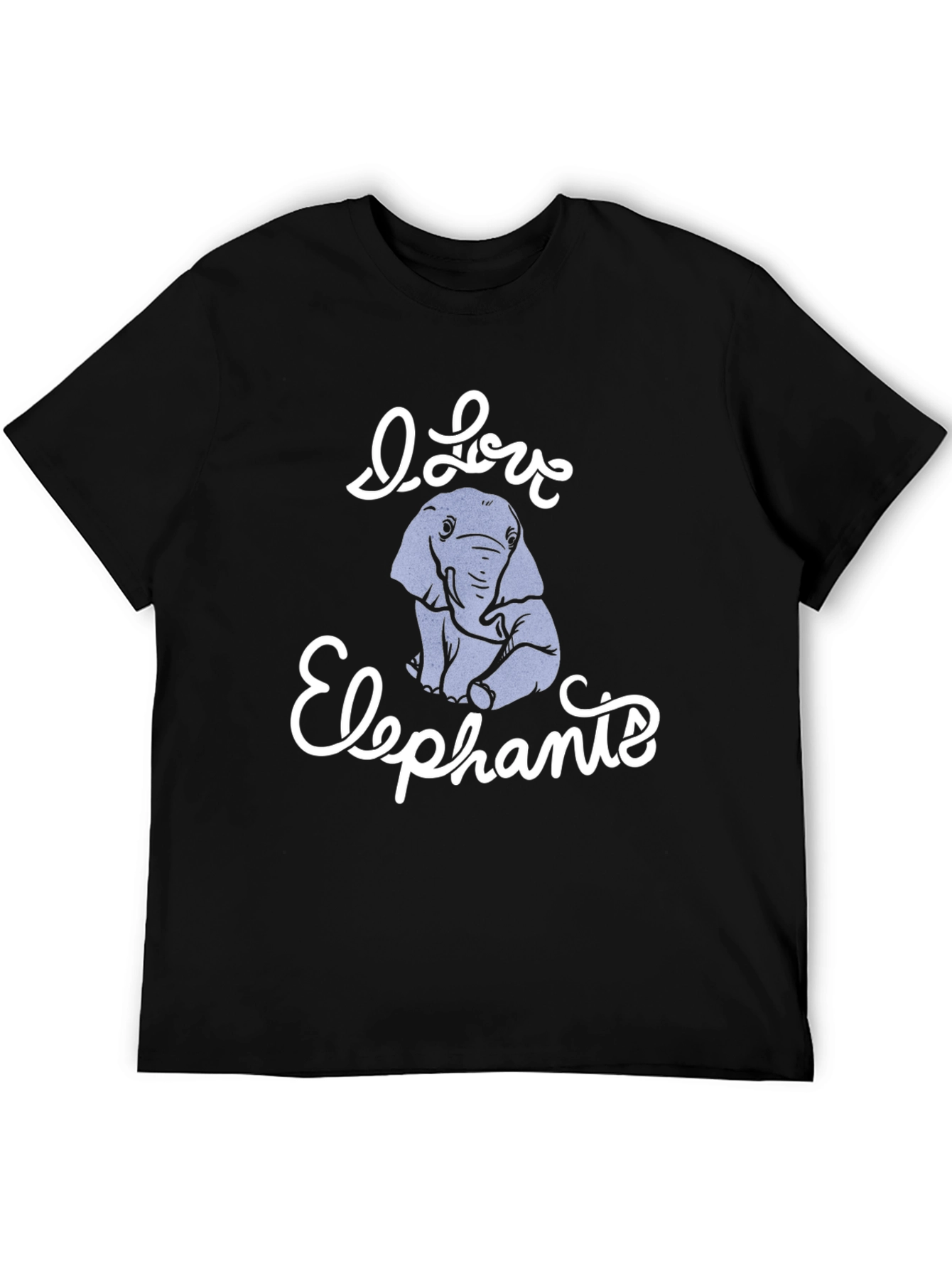 I Love Elephants Graphic Tee - Unisex