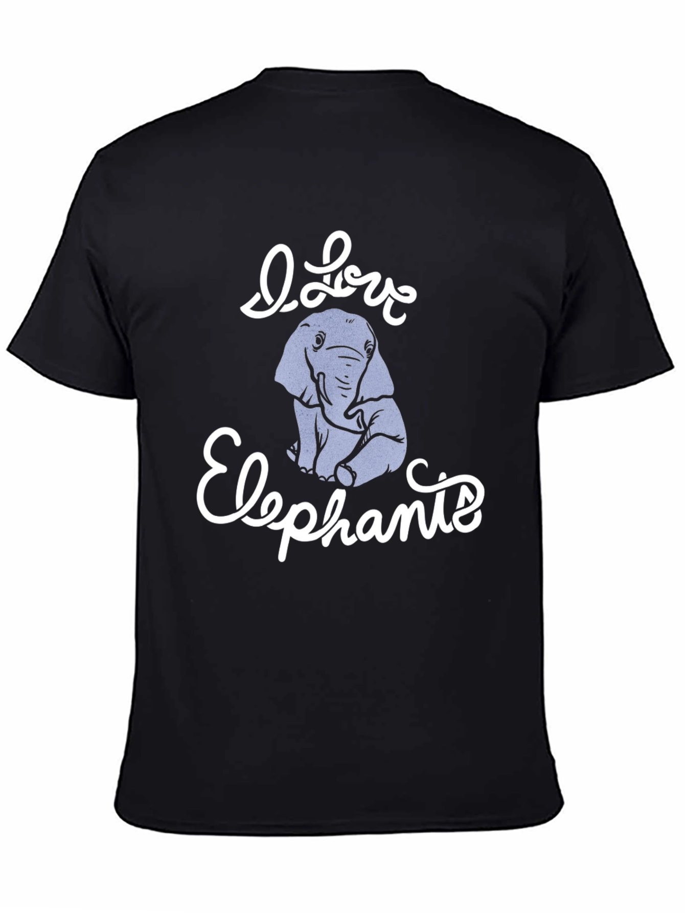 I Love Elephants Graphic Tee - Unisex