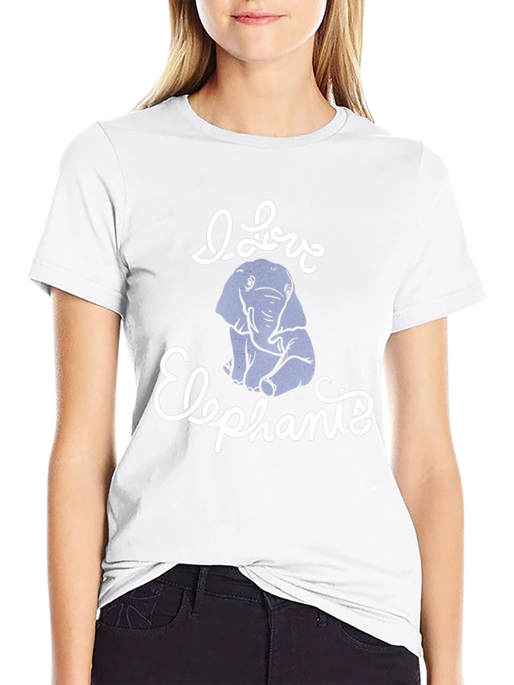 I Love Elephants Graphic Tee - Unisex