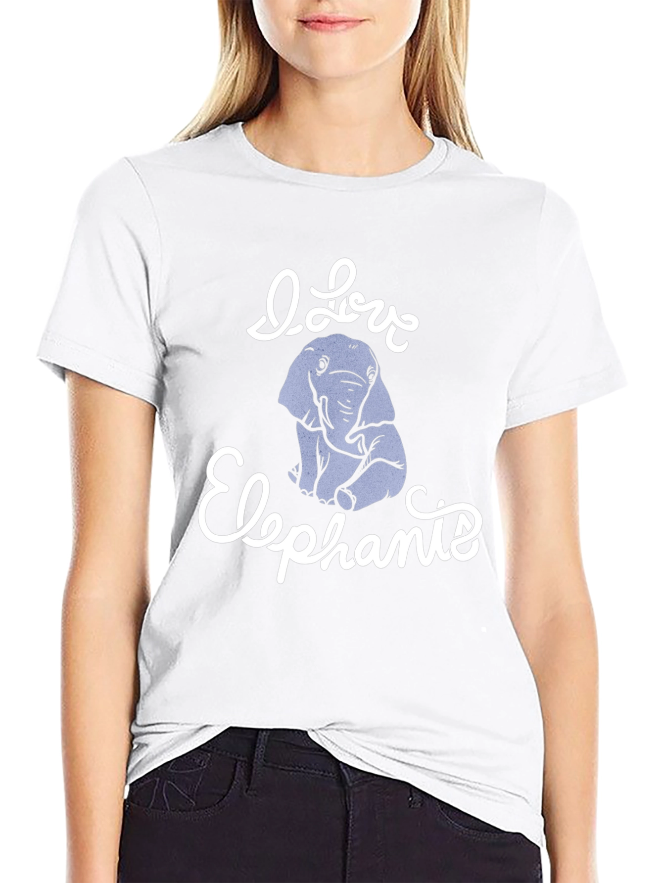 I Love Elephants Graphic Tee - Unisex