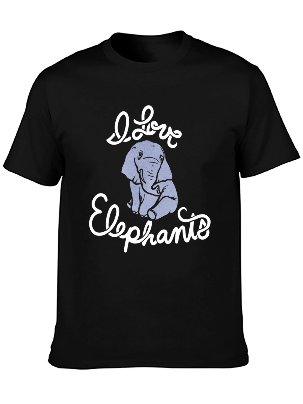 I Love Elephants Graphic Tee - Unisex