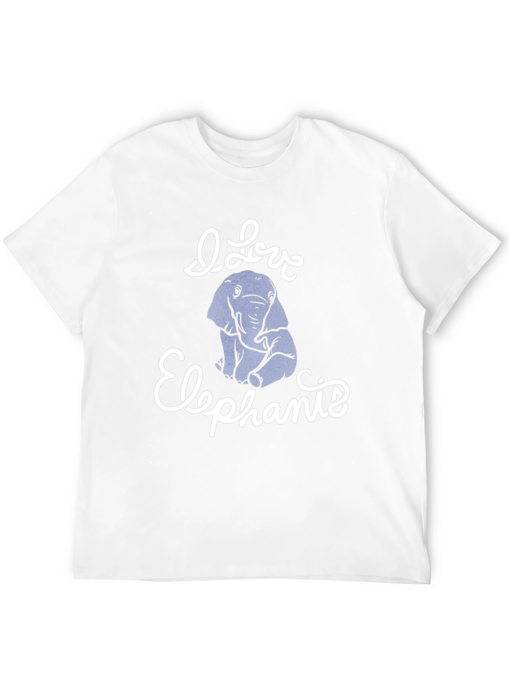I Love Elephants Graphic Tee - Unisex