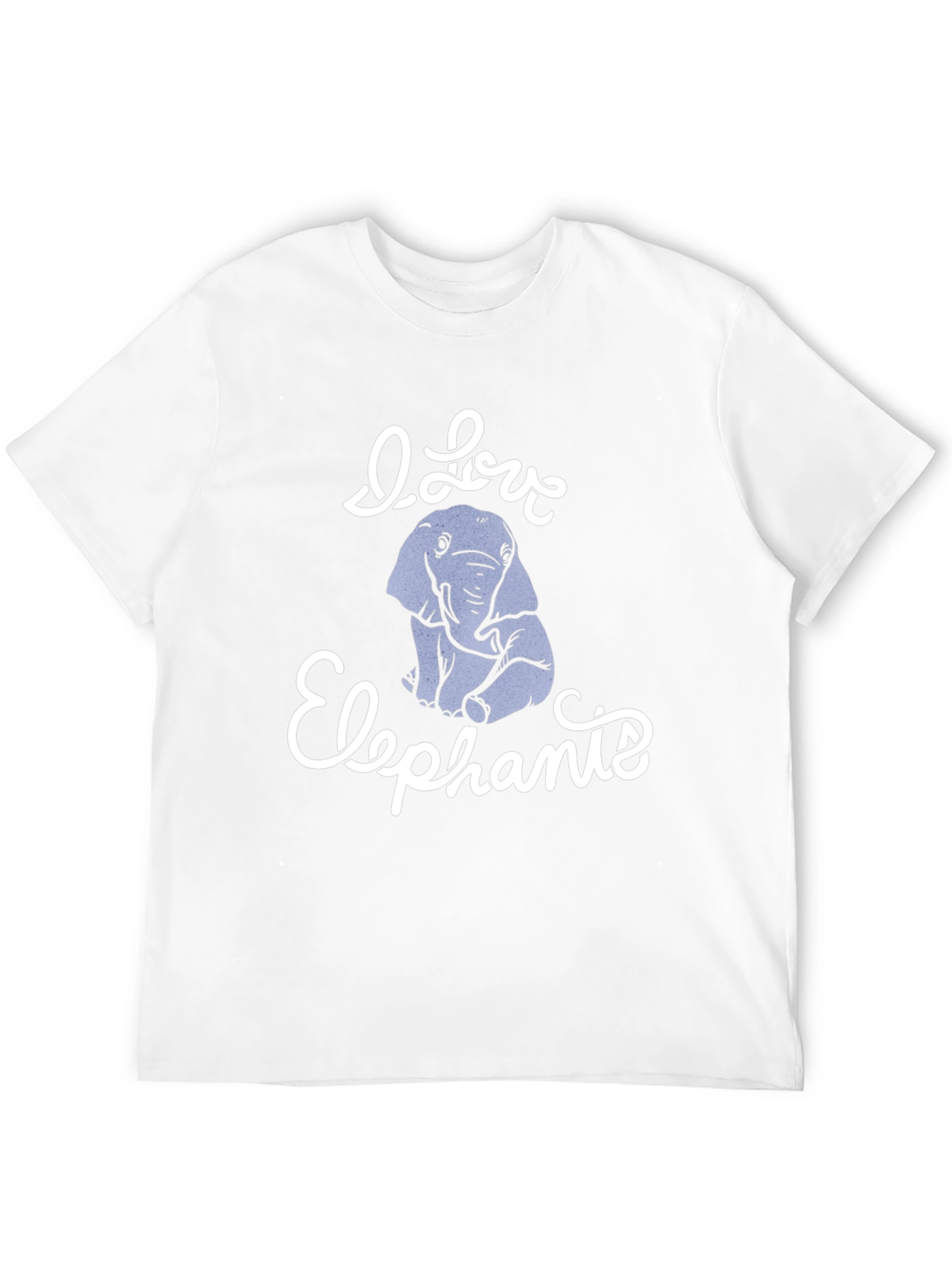 I Love Elephants Graphic Tee - Unisex