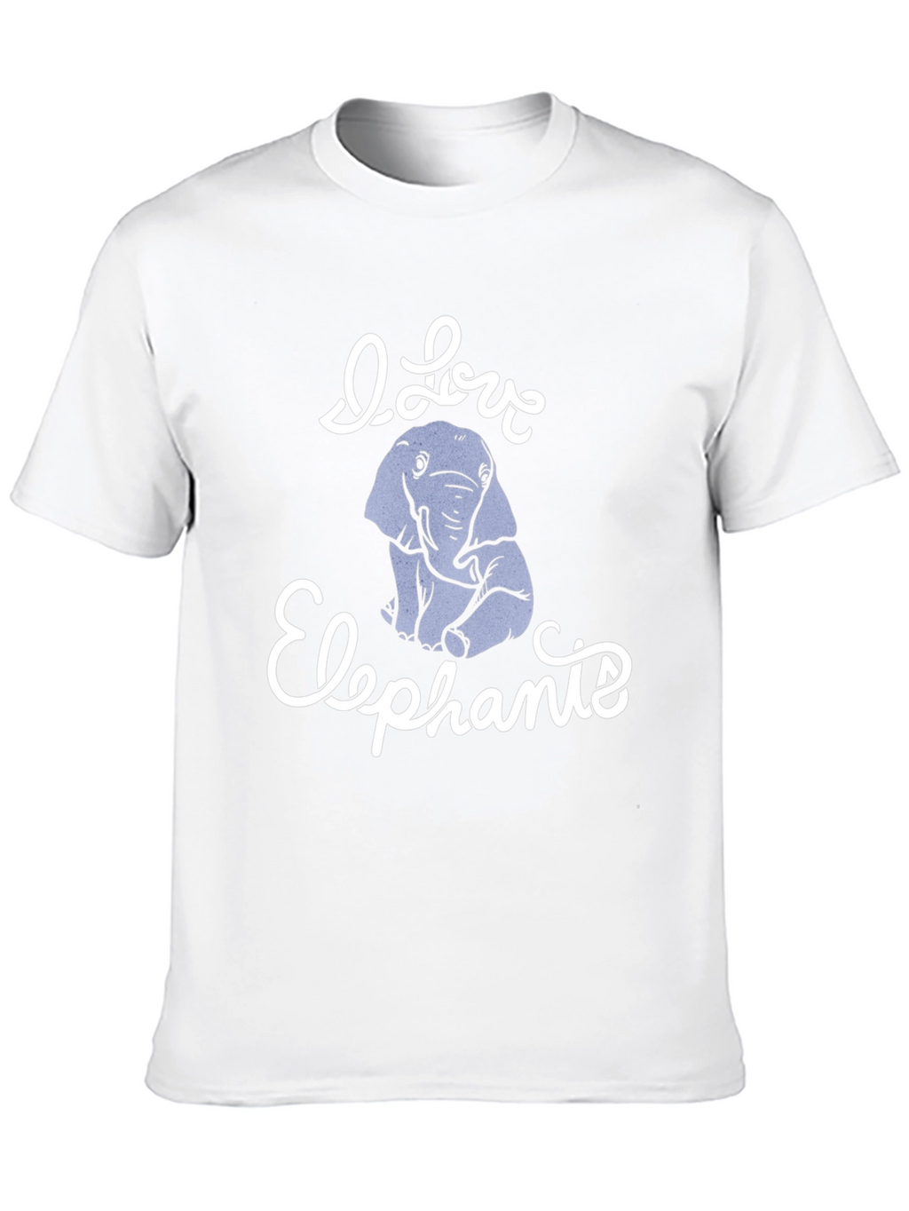 I Love Elephants Graphic Tee - Unisex