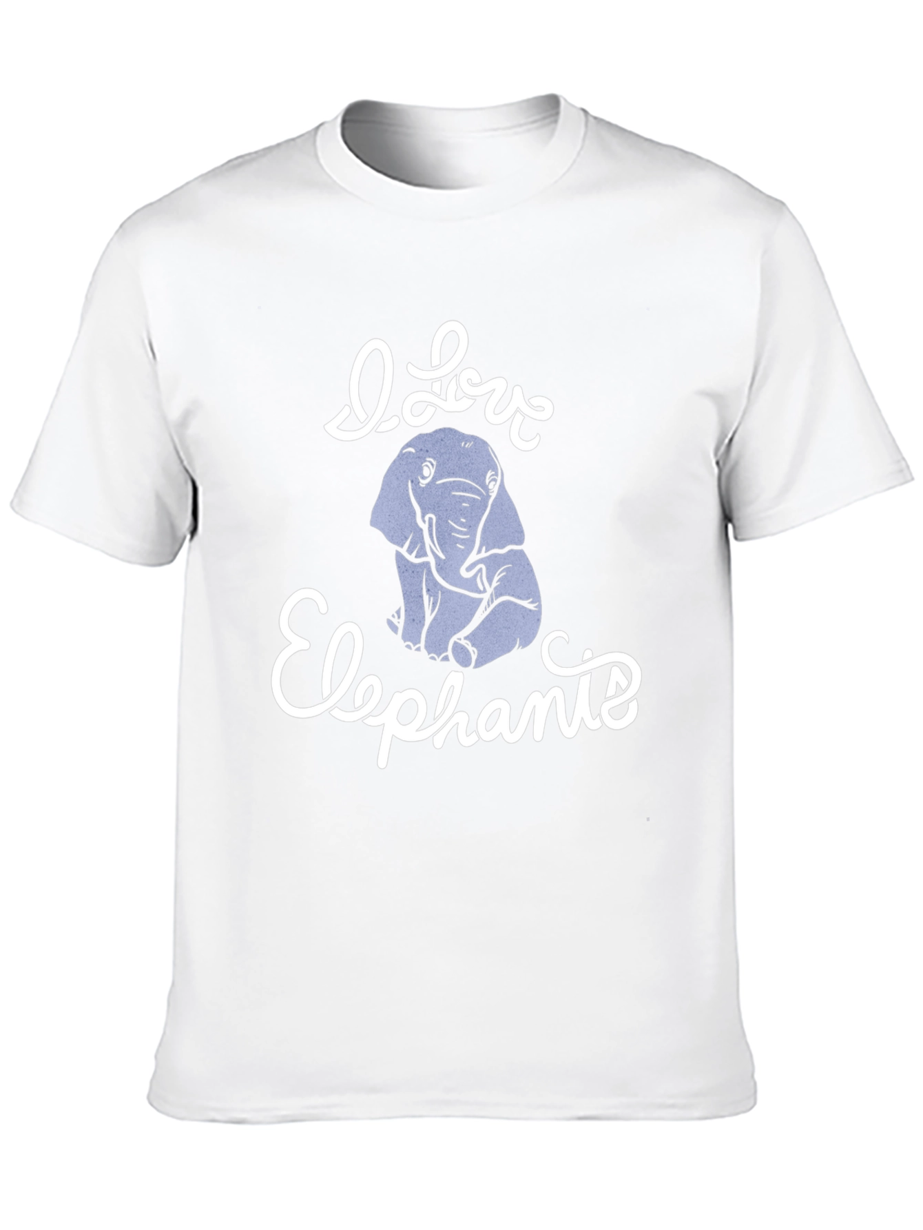 I Love Elephants Graphic Tee - Unisex
