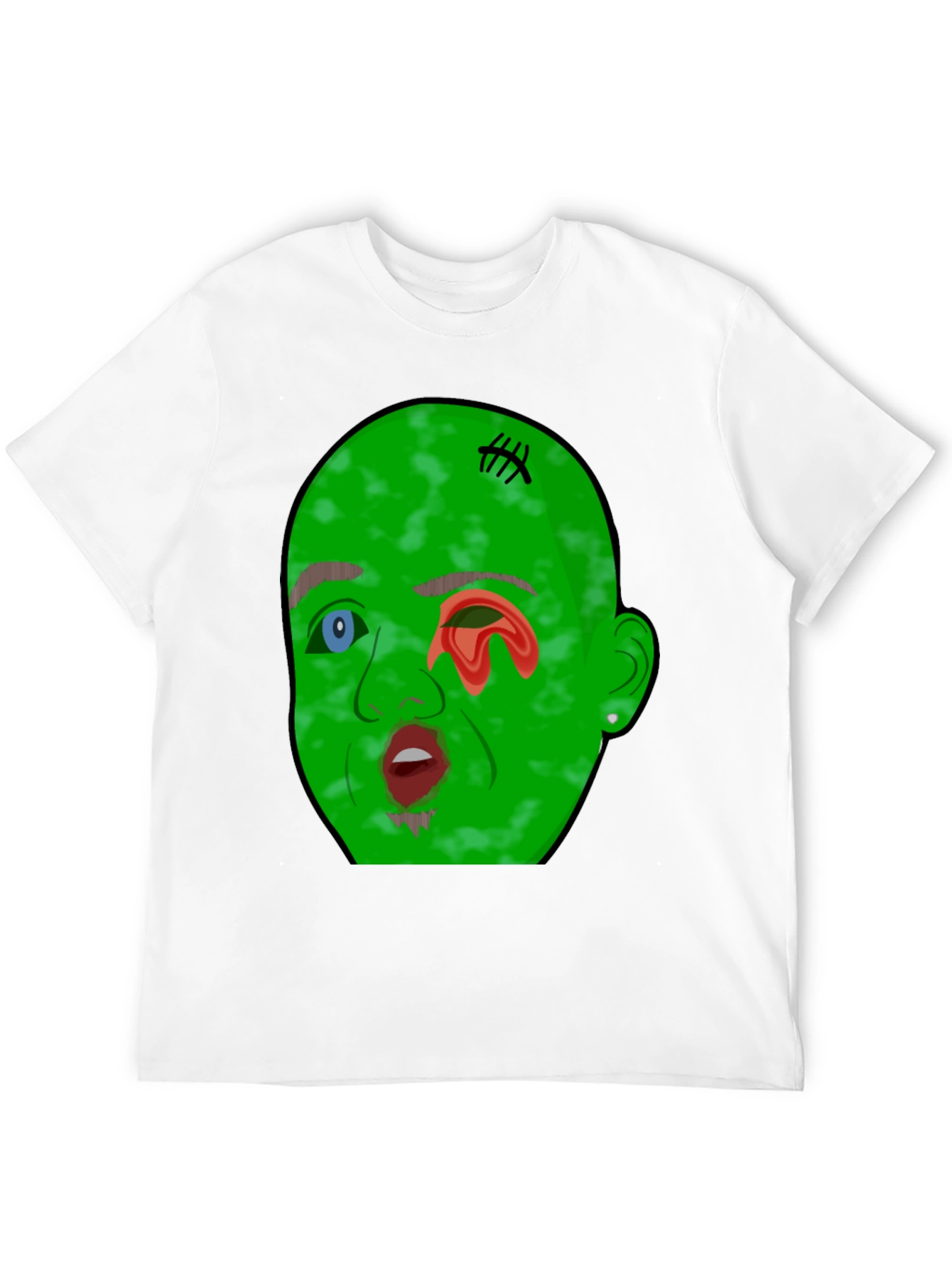 Monster Graphic Tee - Mens Black T-Shirt
