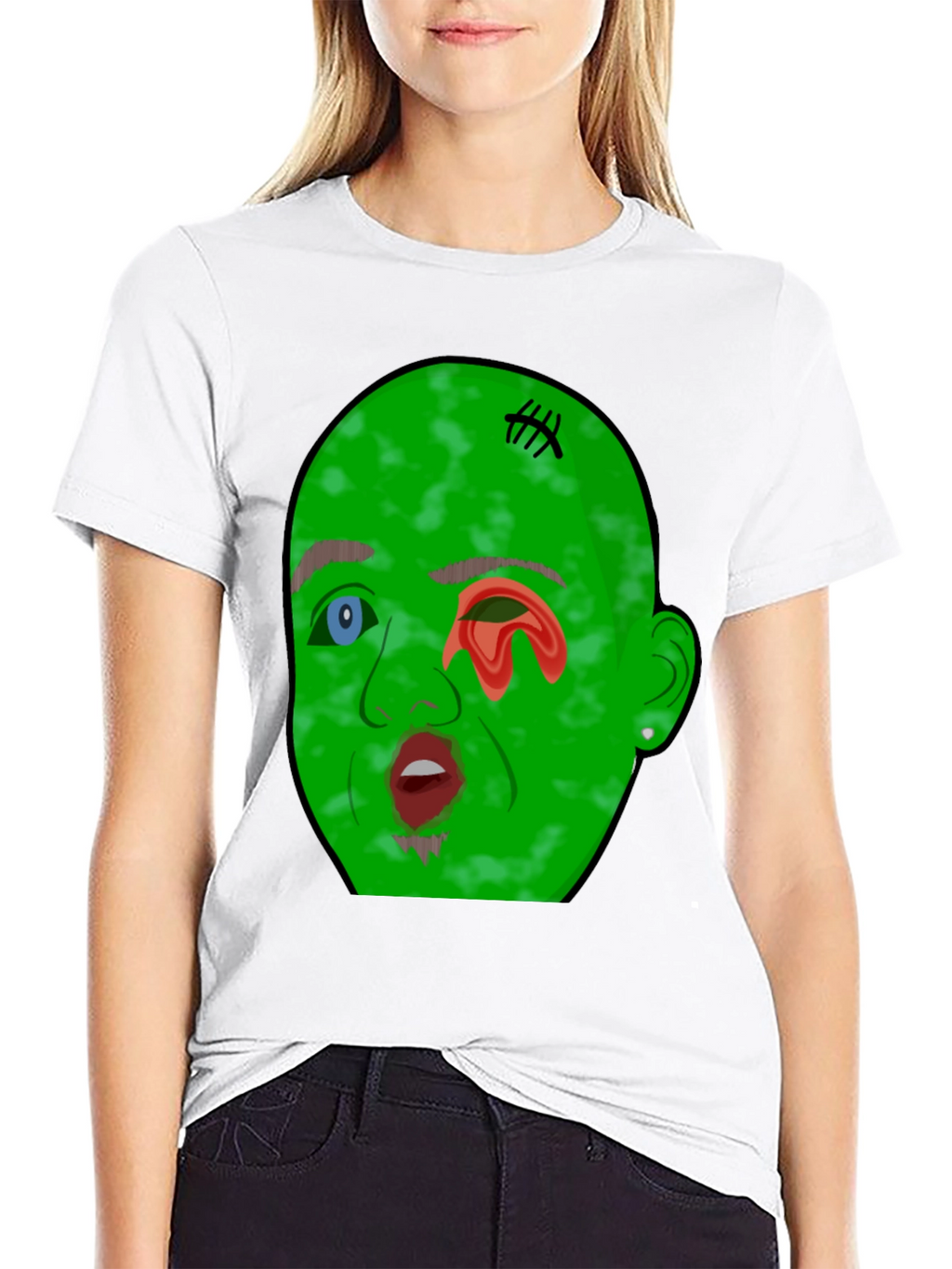 Monster Graphic Tee - Mens Black T-Shirt