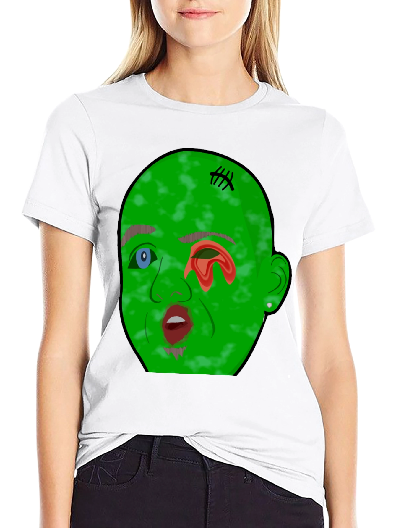 Monster Graphic Tee - Mens Black T-Shirt