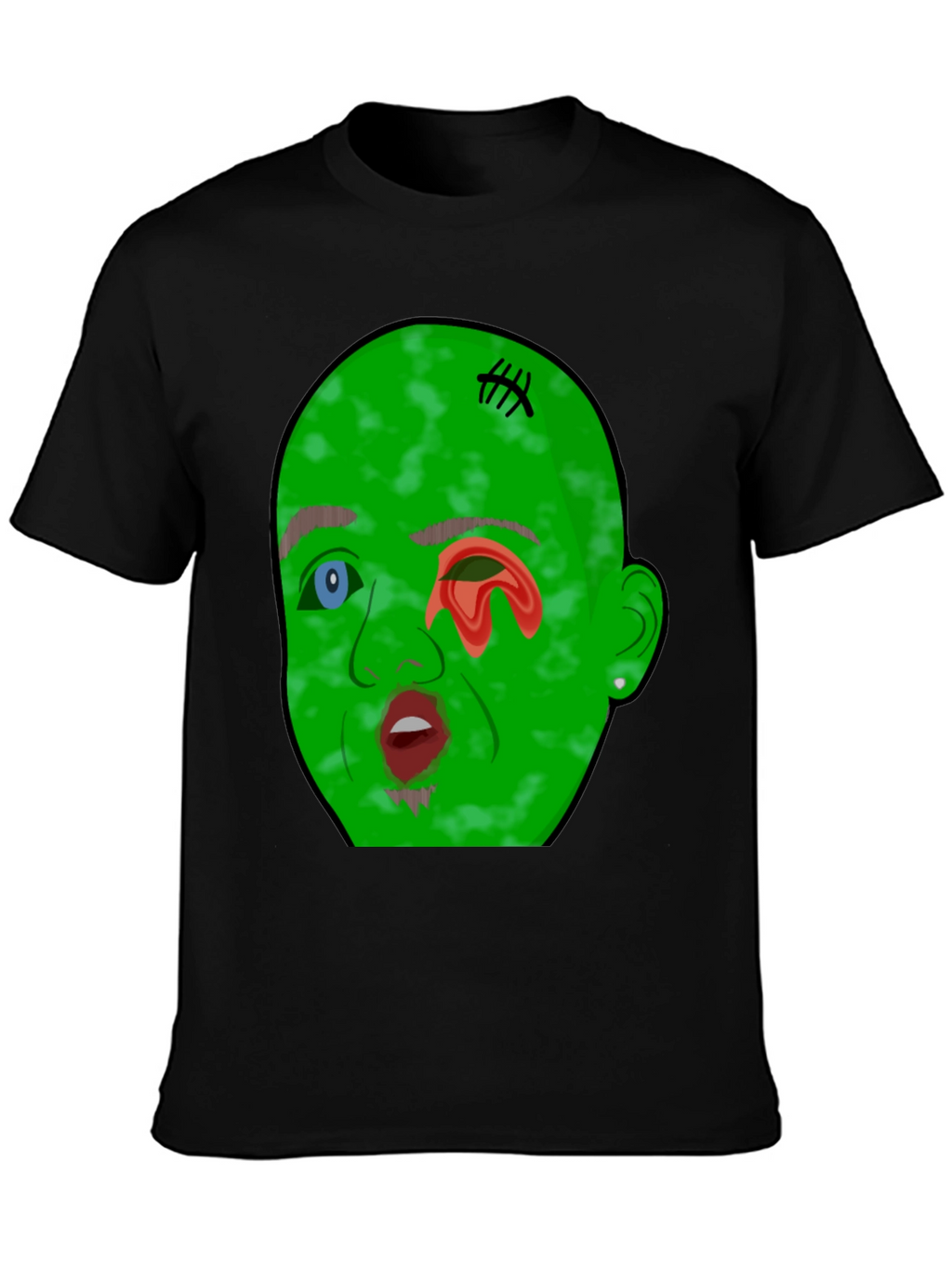 Monster Graphic Tee - Mens Black T-Shirt