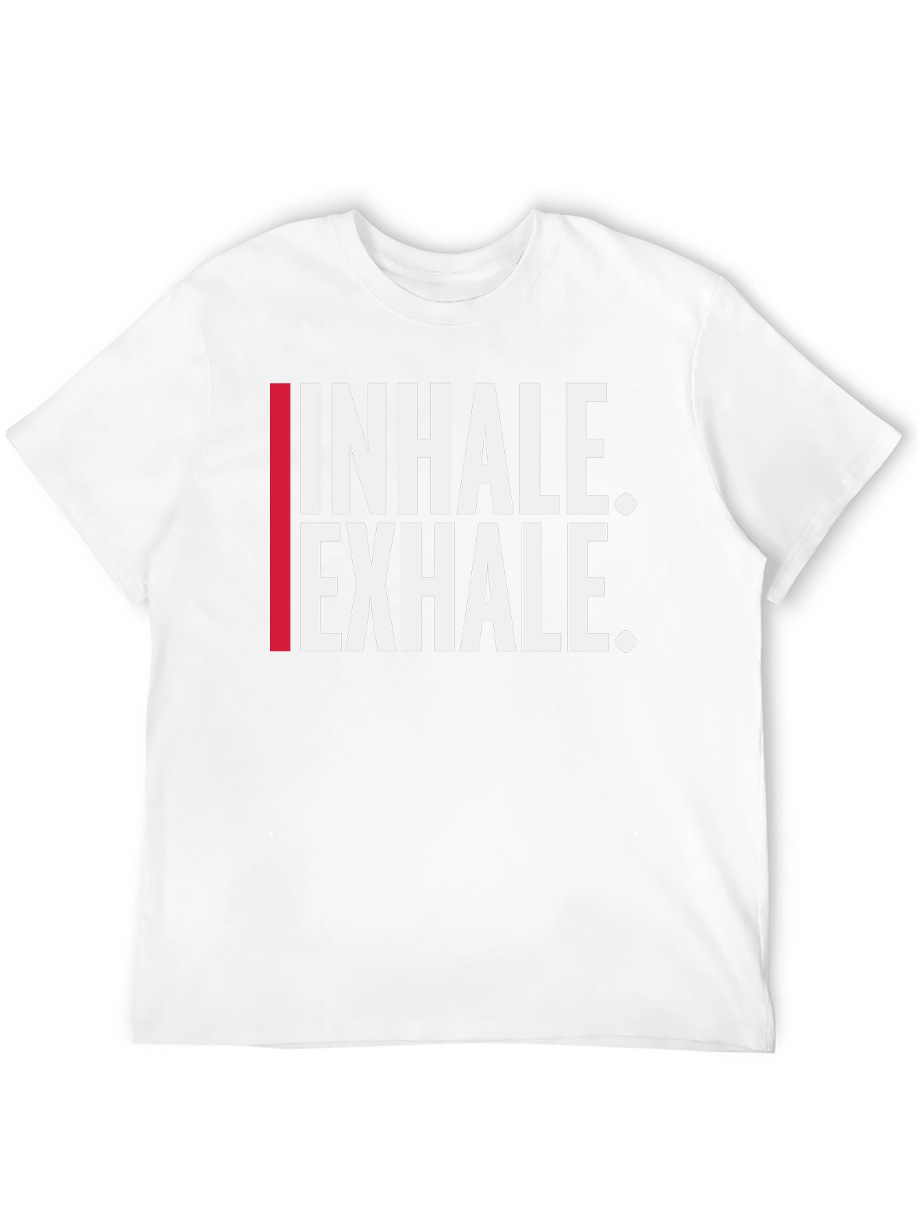 Inhale. Exhale. Black Graphic Tee