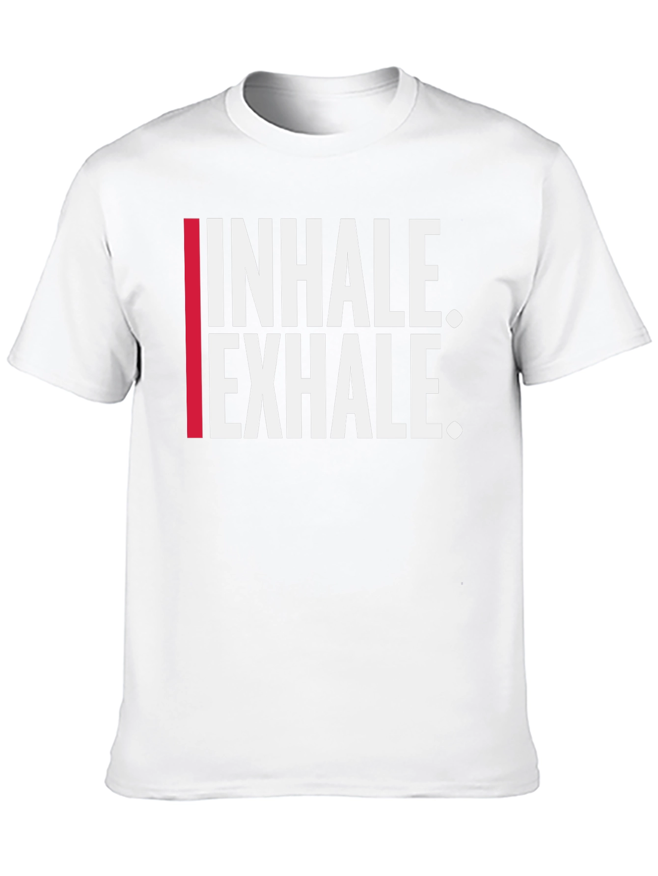 Inhale. Exhale. Black Graphic Tee