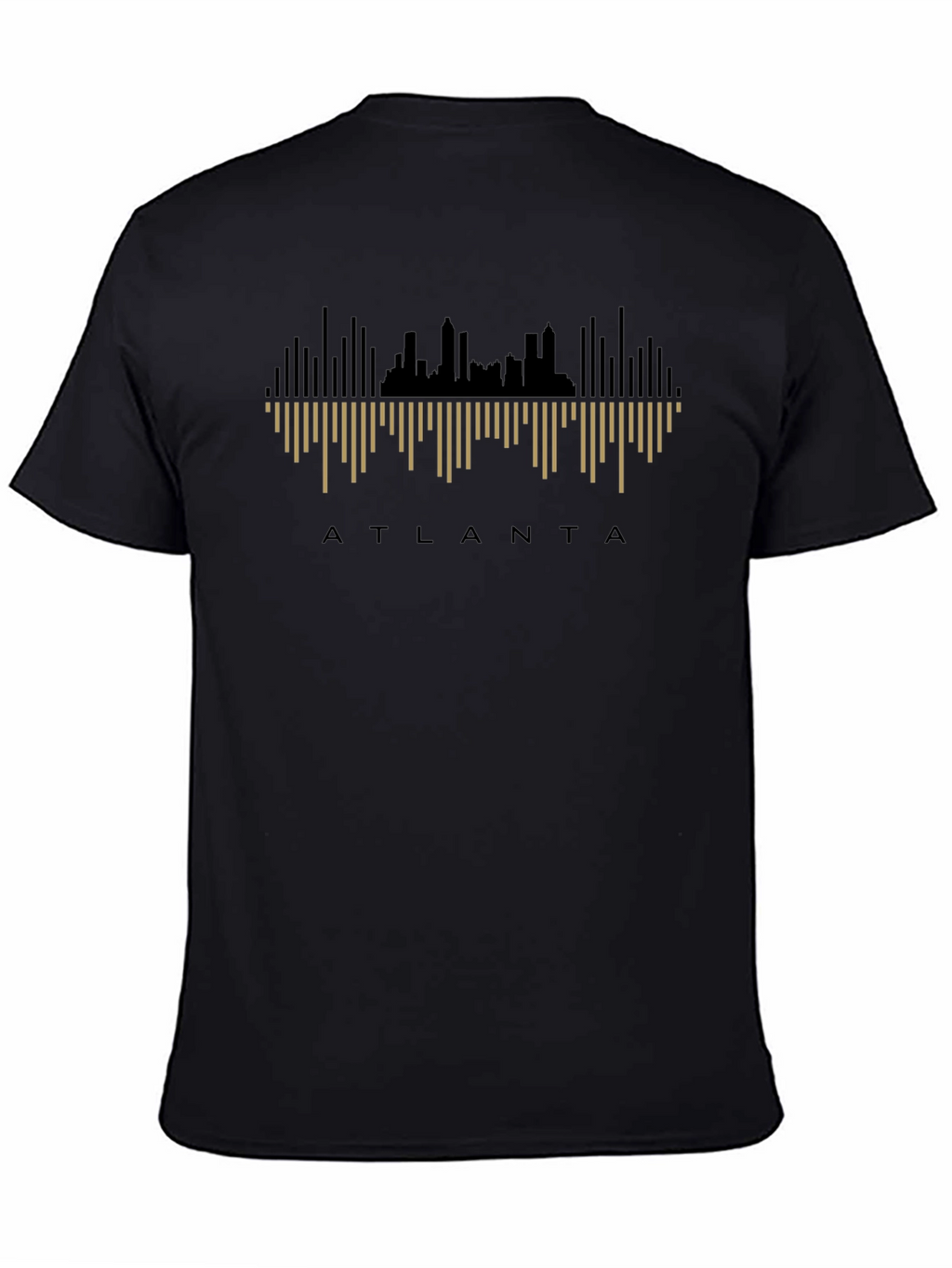 Atlanta Skyline Graphic T-Shirt - Black