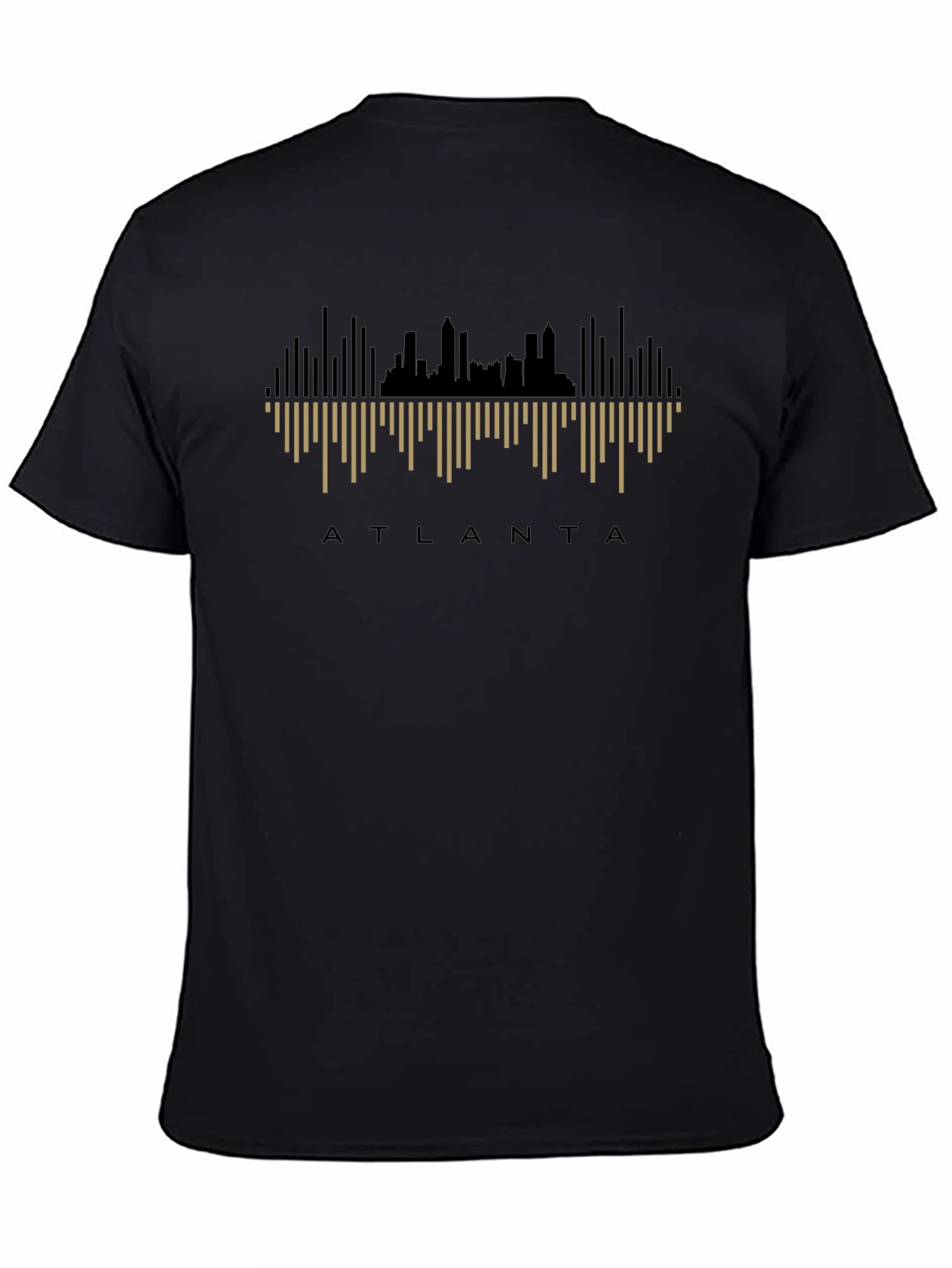Atlanta Skyline Graphic T-Shirt - Black