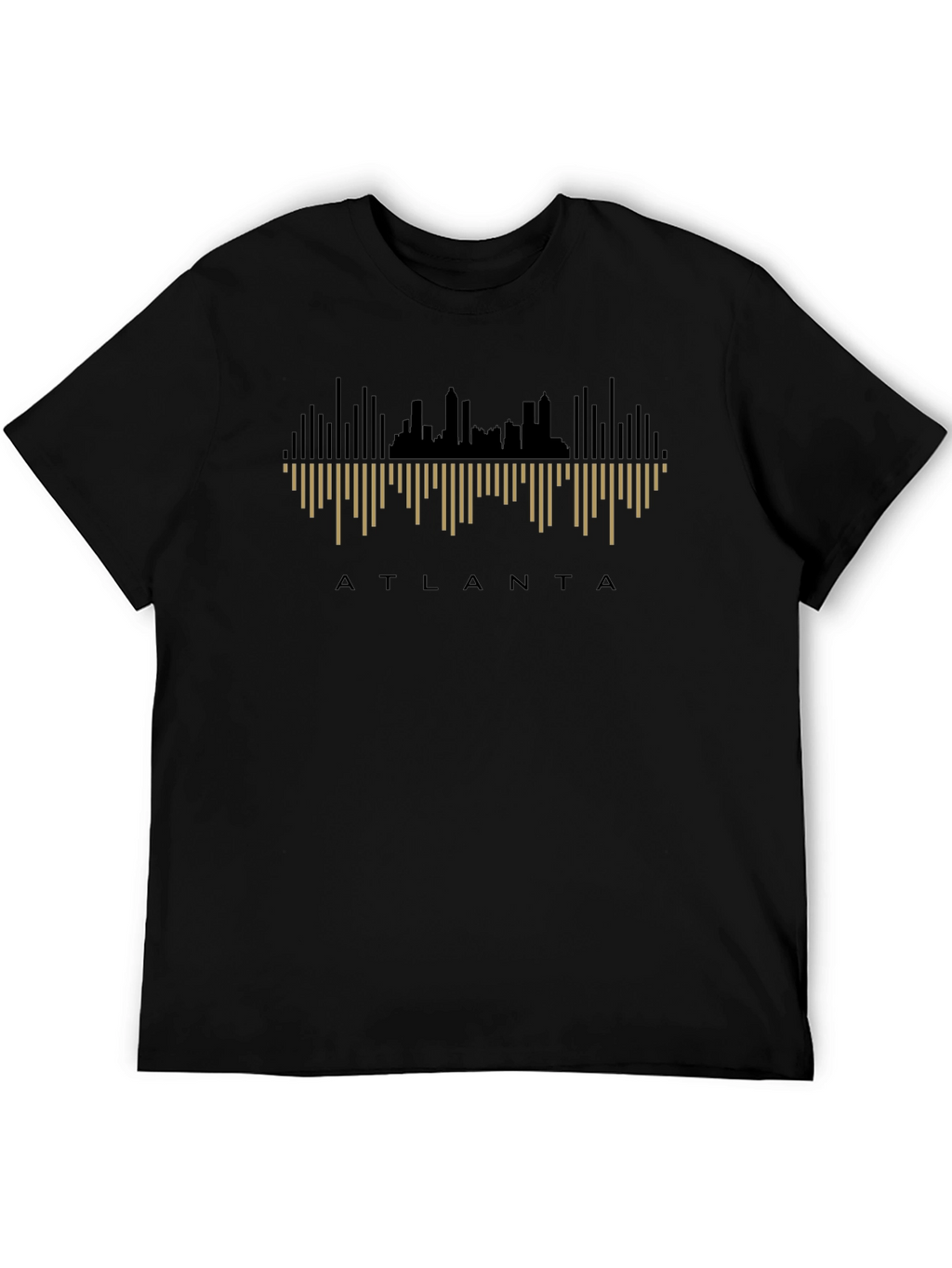 Atlanta Skyline Graphic T-Shirt - Black