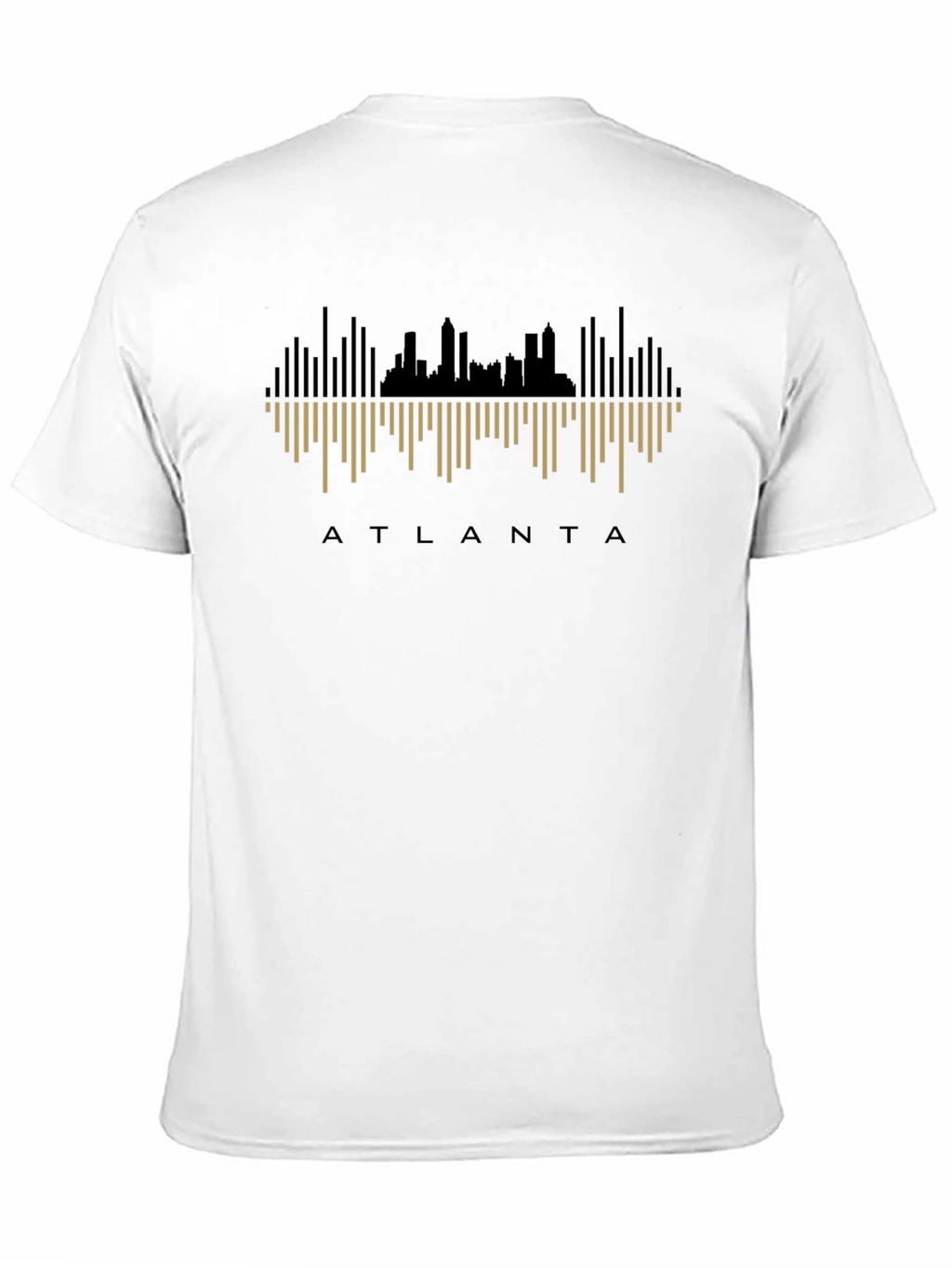 Atlanta Skyline Graphic T-Shirt - Black