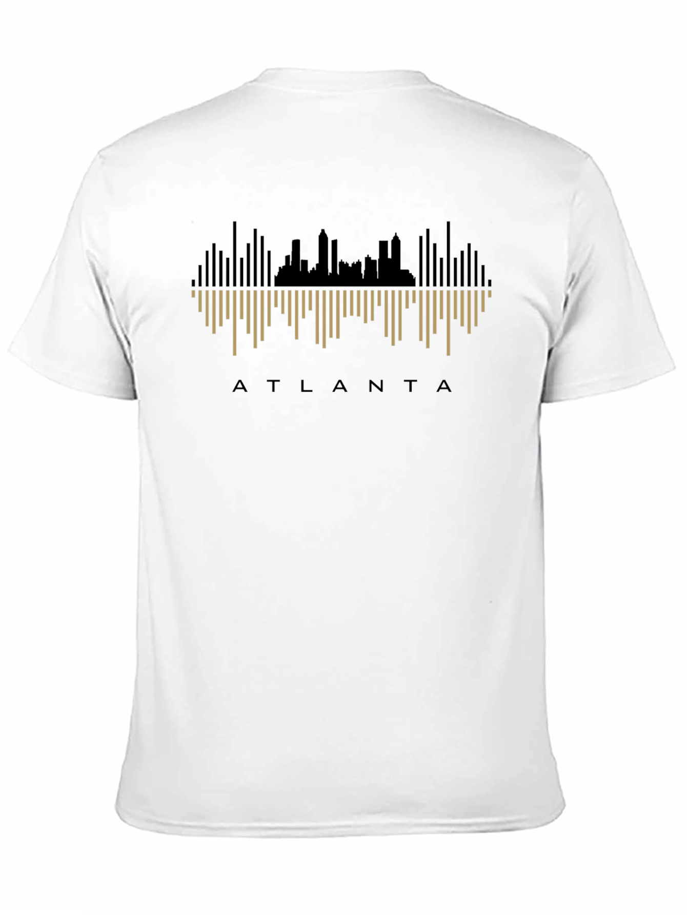 Atlanta Skyline Graphic T-Shirt - Black