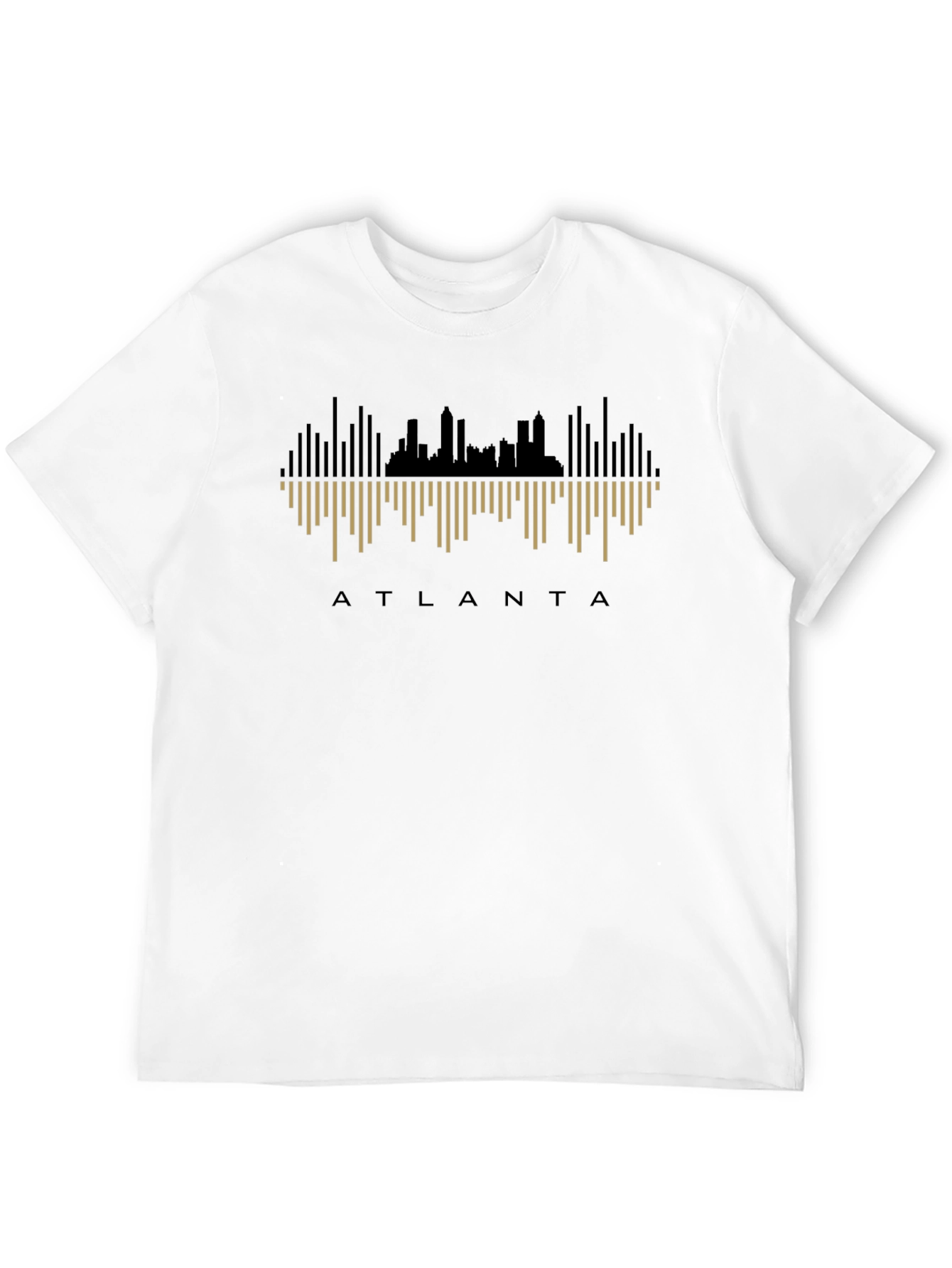 Atlanta Skyline Graphic T-Shirt - Black