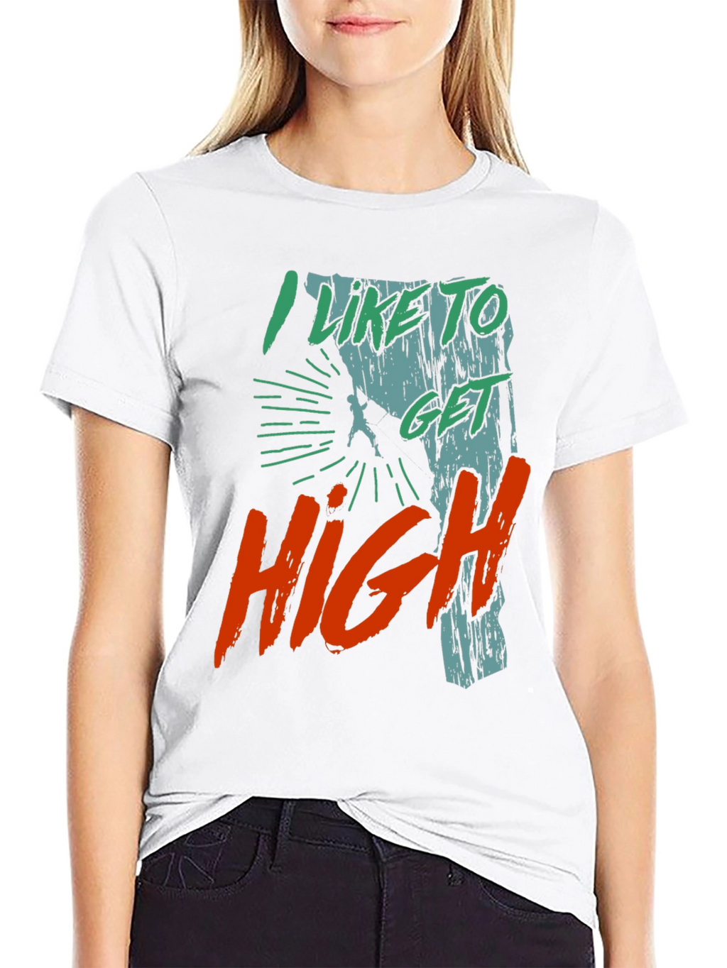 I Like to Get High Climbing T-Shirt