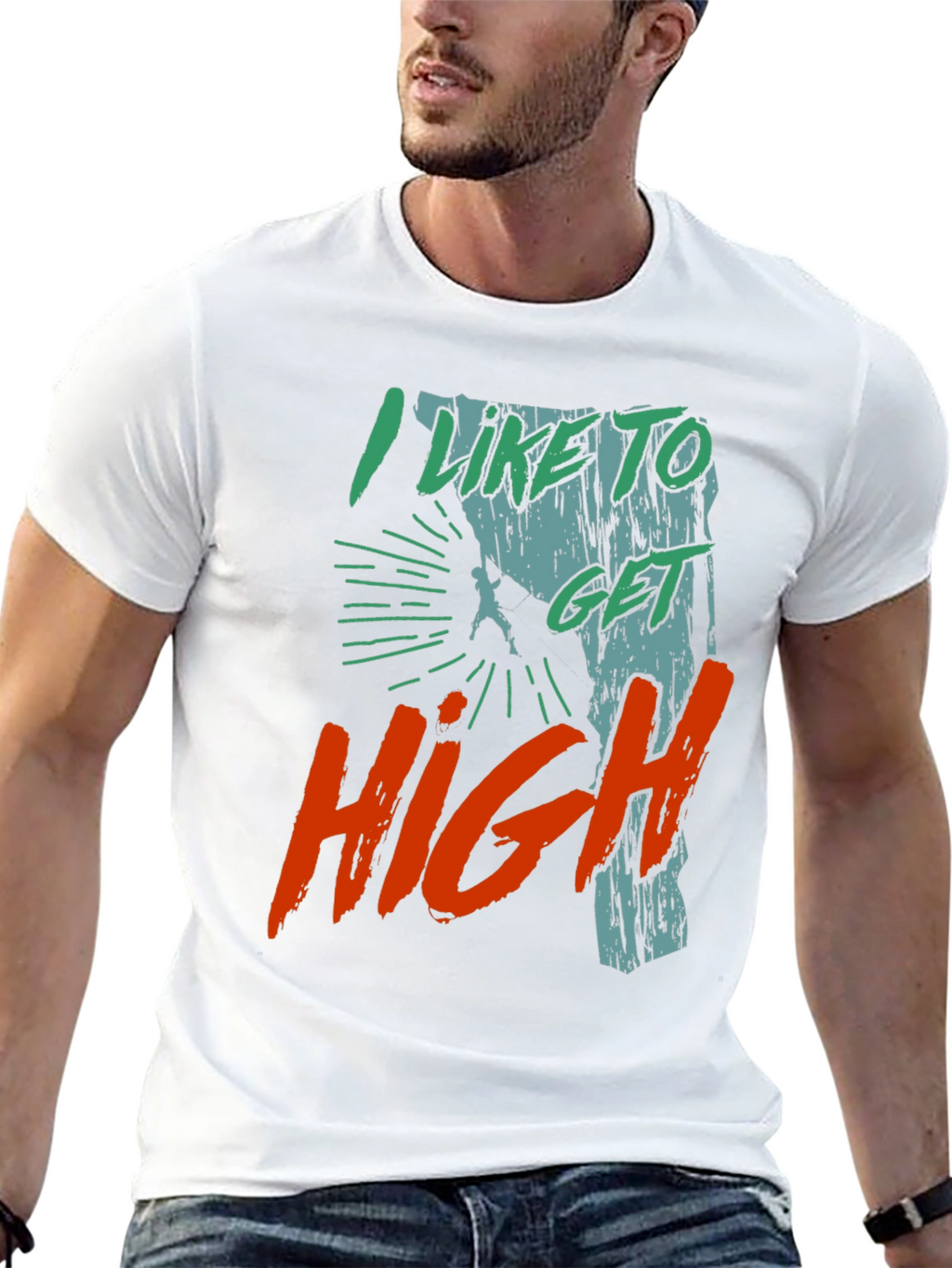 I Like to Get High Climbing T-Shirt