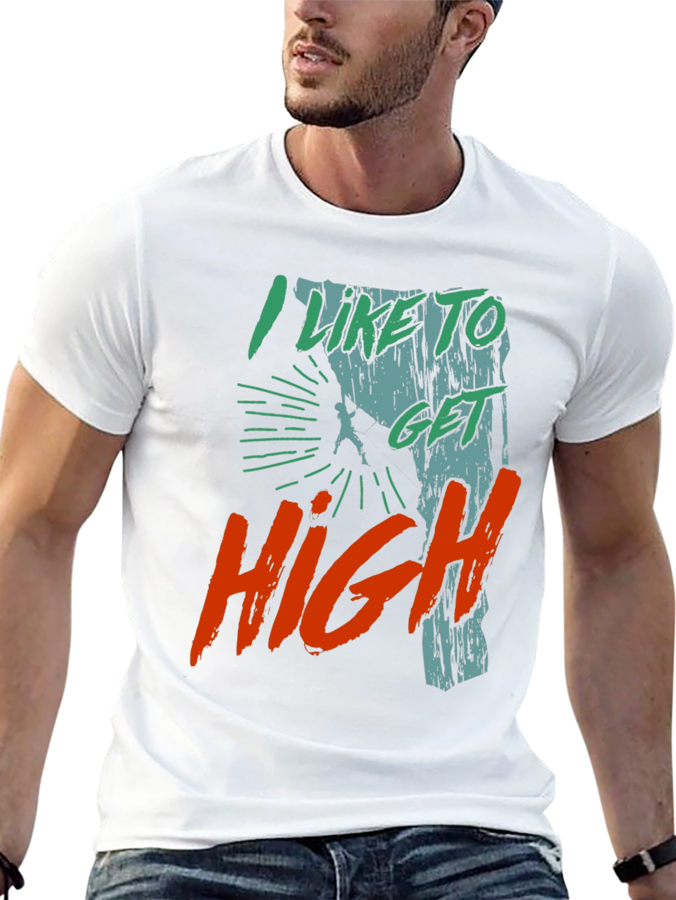 I Like to Get High Climbing T-Shirt