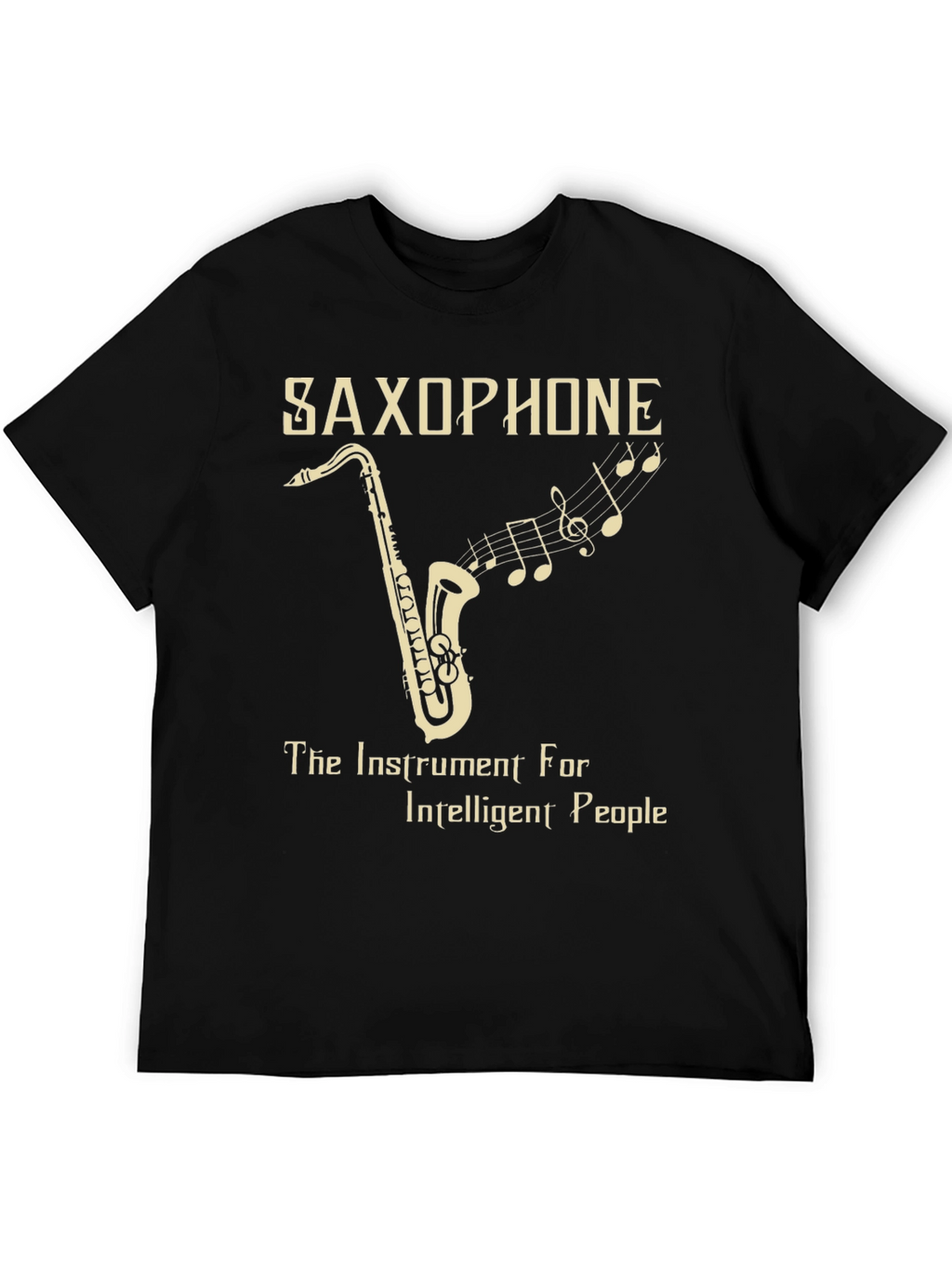 Saxophone Instrument Tee for Intelligent People