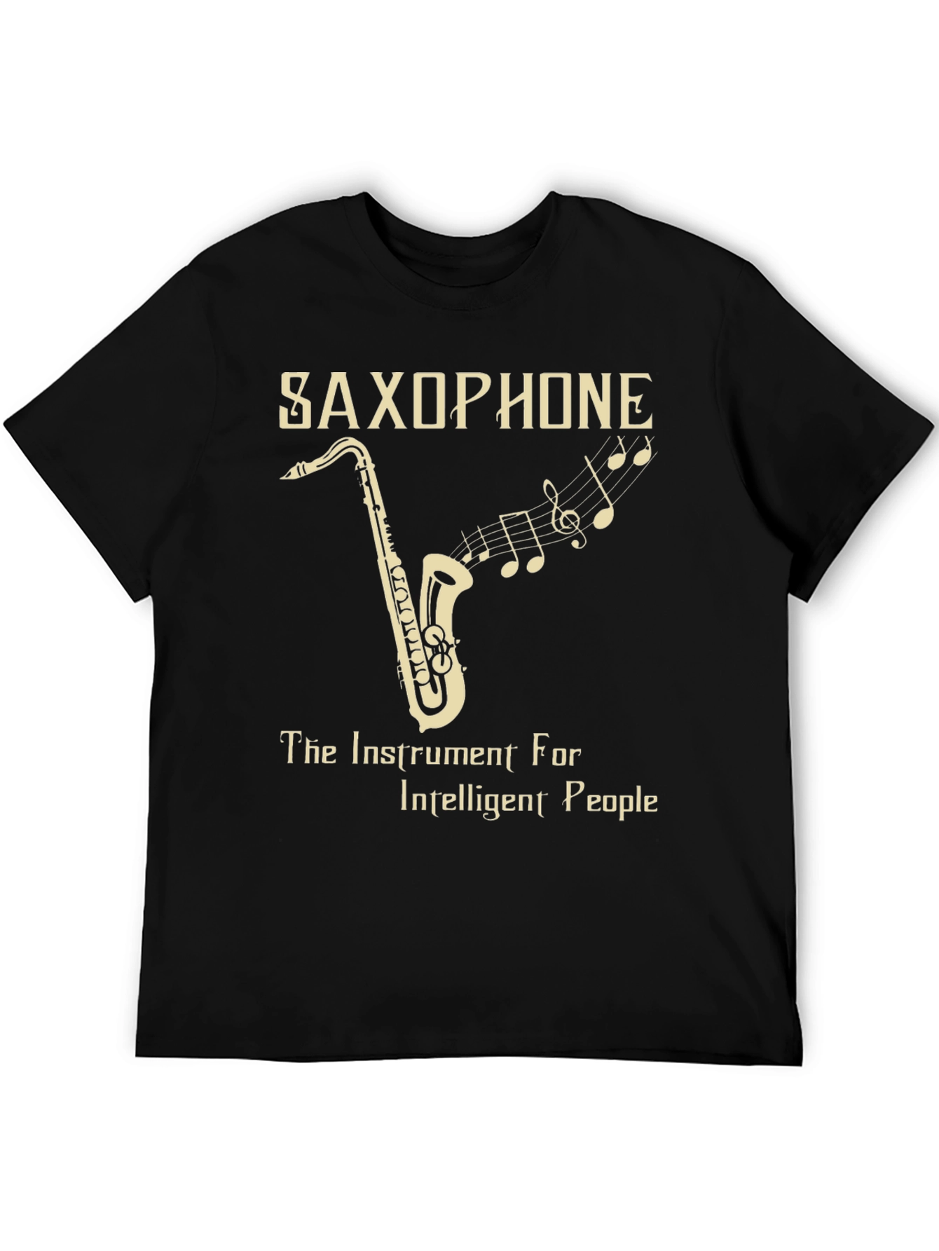 Saxophone Instrument Tee for Intelligent People