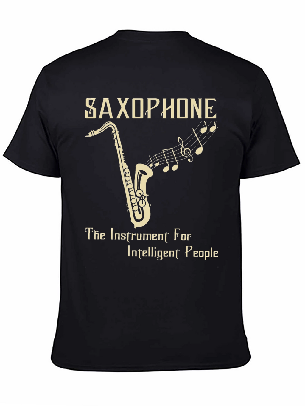 Saxophone Instrument Tee for Intelligent People