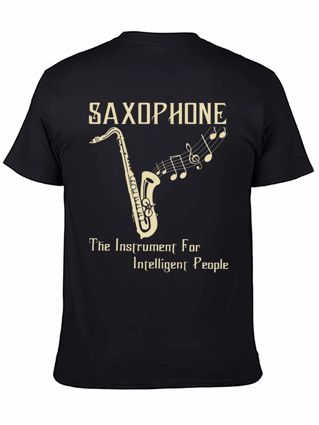 Saxophone Instrument Tee for Intelligent People
