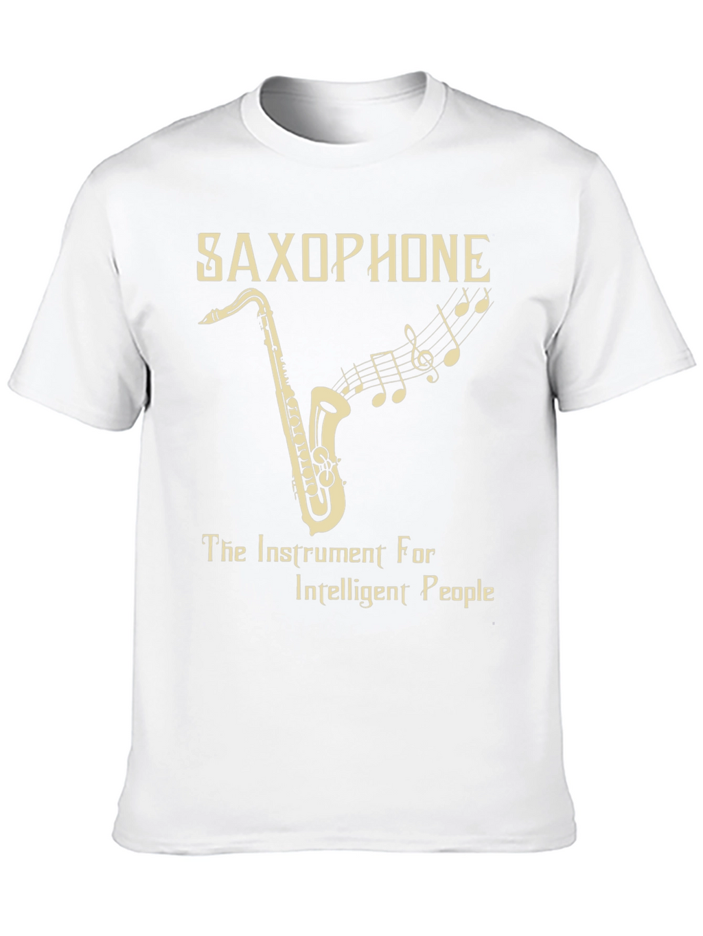Saxophone Instrument Tee for Intelligent People