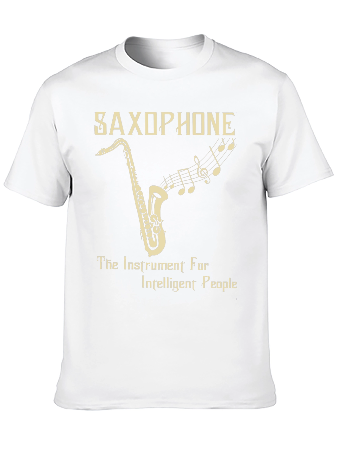 Saxophone Instrument Tee for Intelligent People